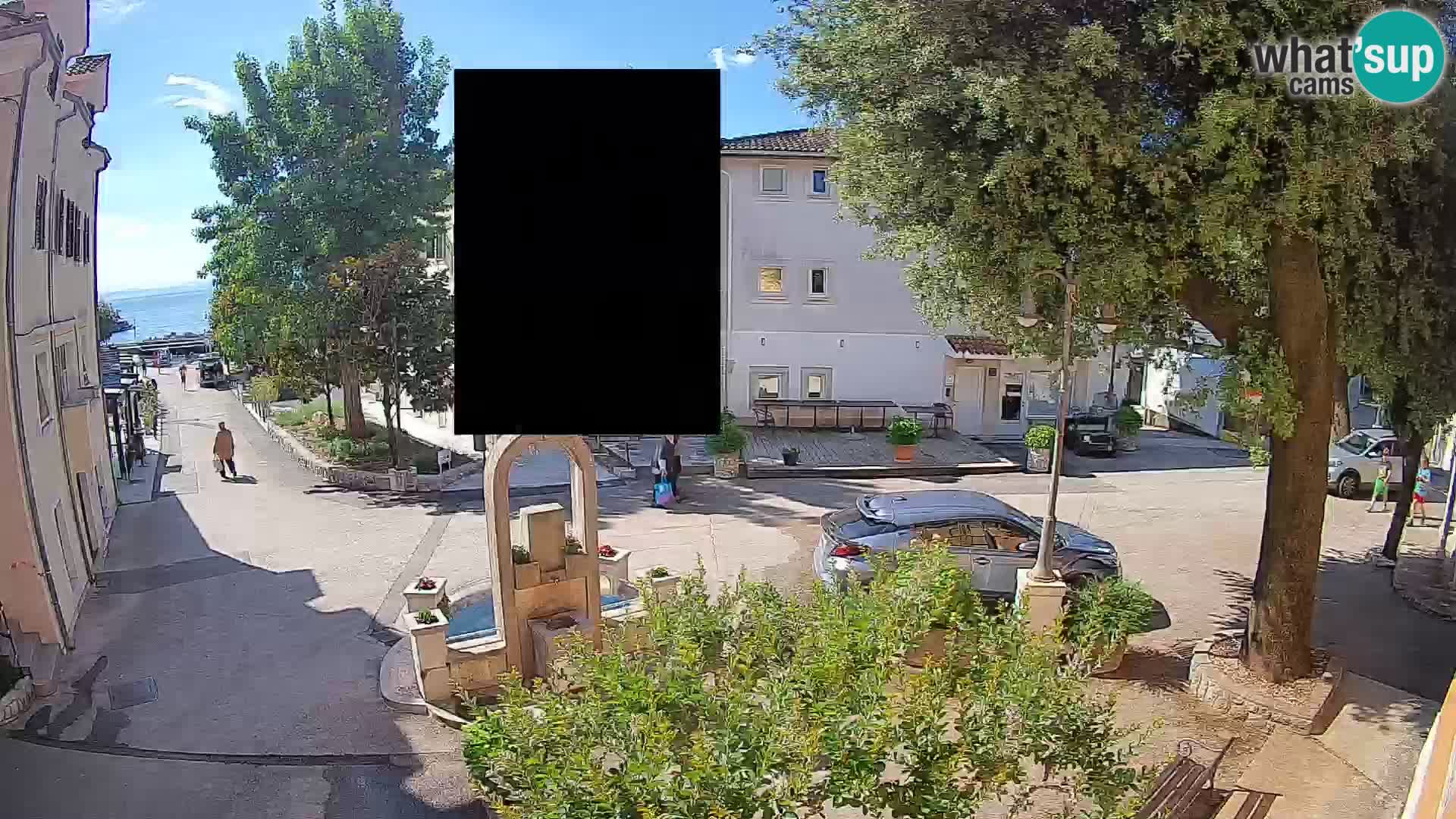 Webcam Centro Draga di Moschiena – Vista live sul centro