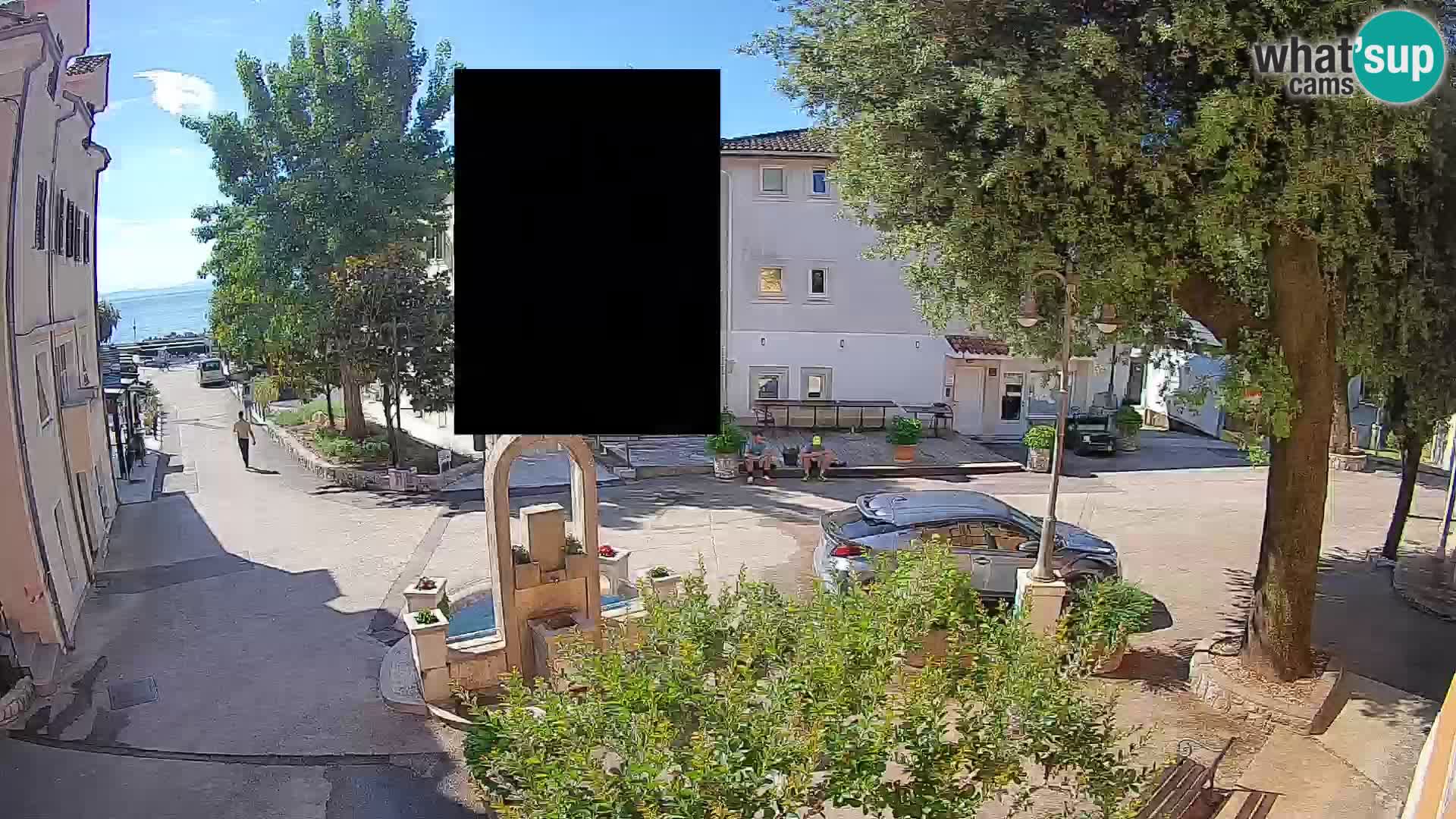 Webcam Mošćenička Draga Zentrum – Liveblick auf das Ortszentrum