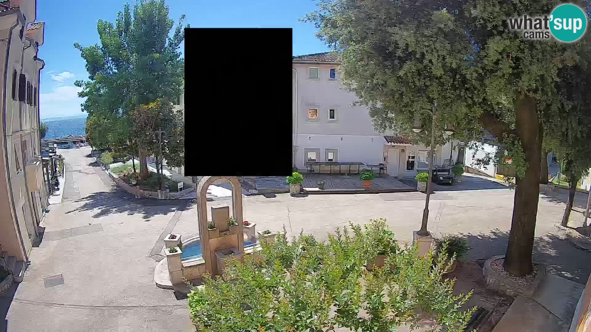 Webcam Mošćenička Draga Zentrum – Liveblick auf das Ortszentrum