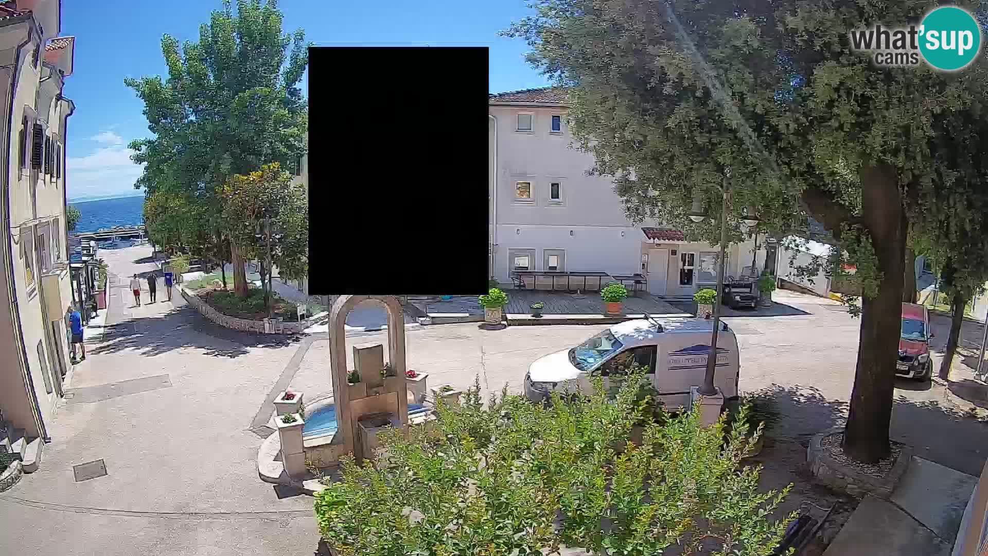 Webcam centre de Mošćenička Draga – Vue en direct du centre-ville