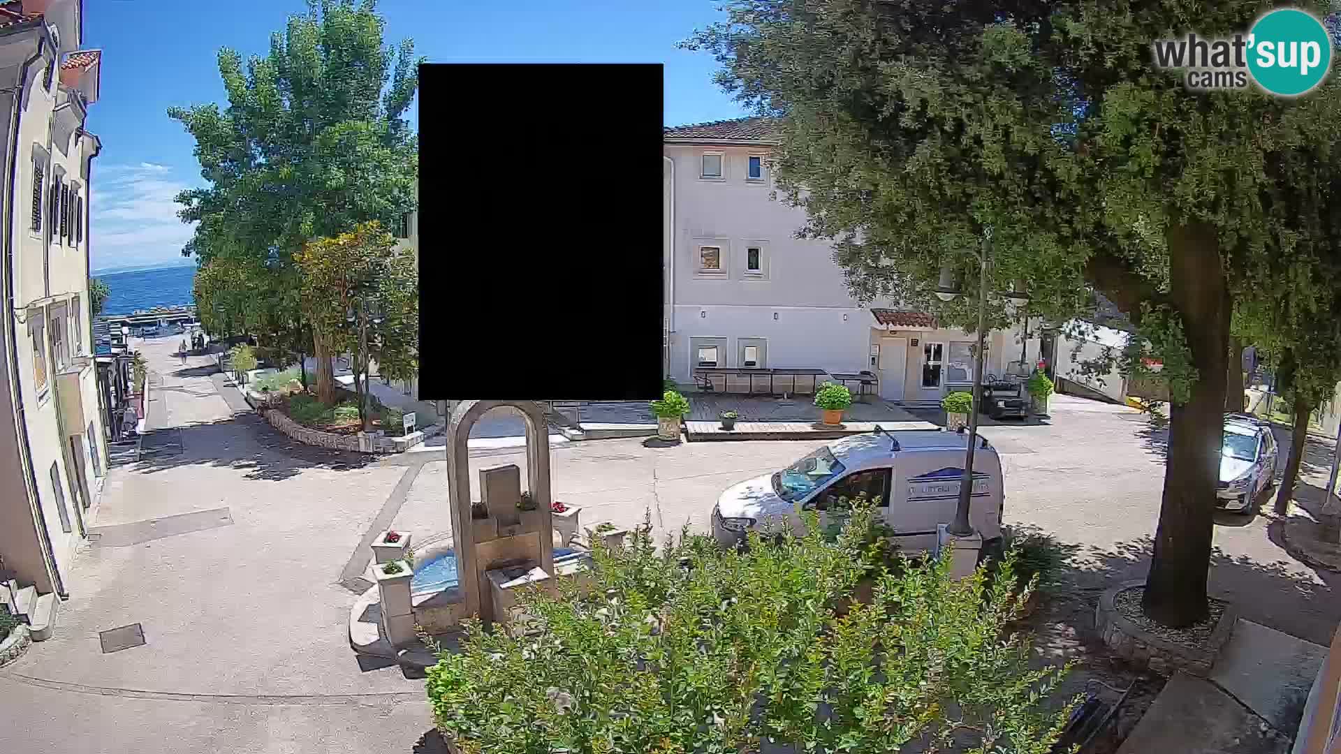 Webcam Centro Draga di Moschiena – Vista live sul centro
