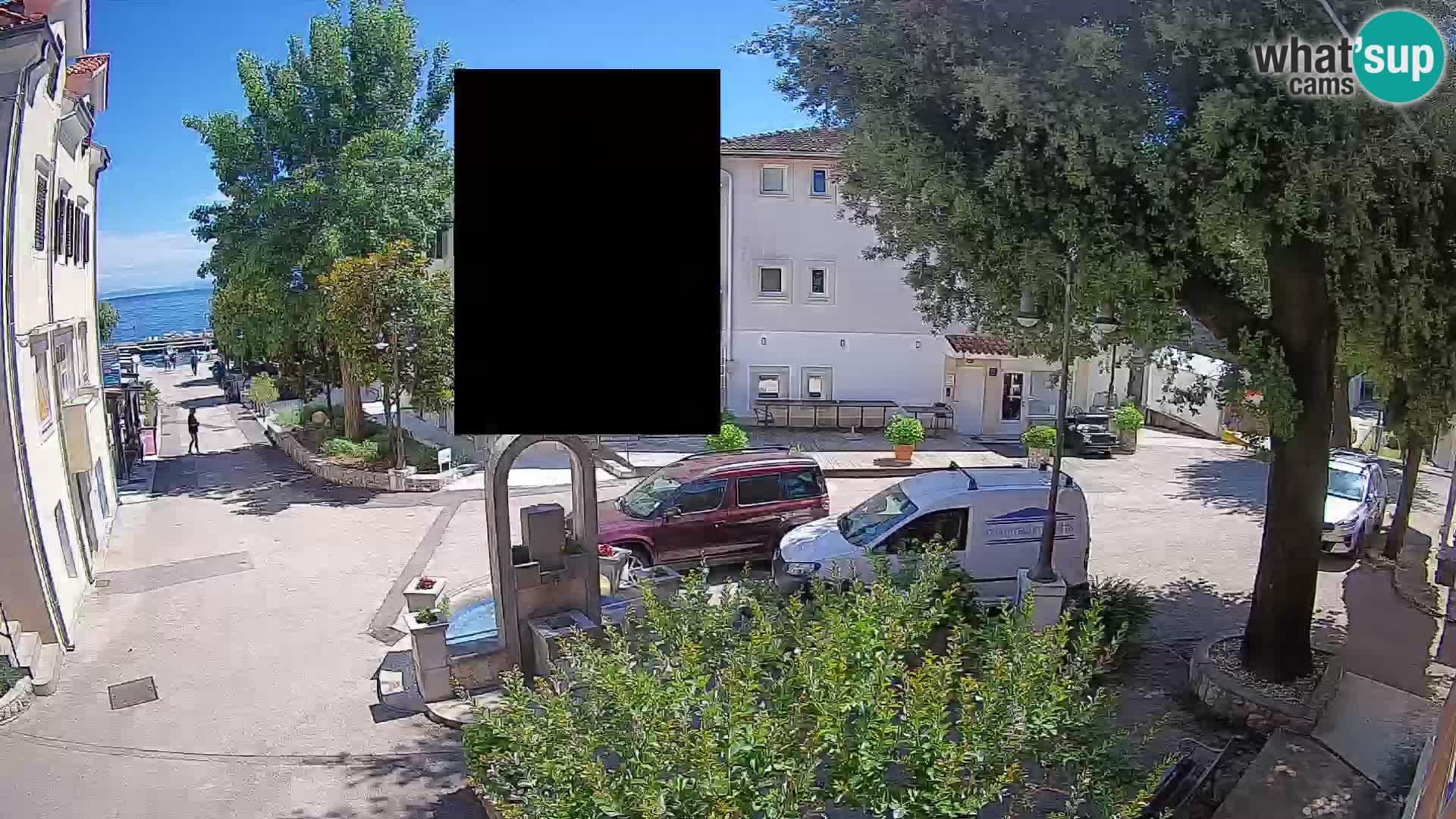 Webcam Mošćenička Draga Zentrum – Liveblick auf das Ortszentrum