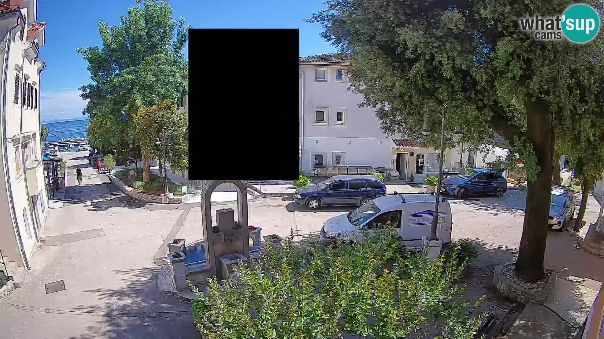 Spletna kamera center Mošćeniška Draga – Pogled v živo