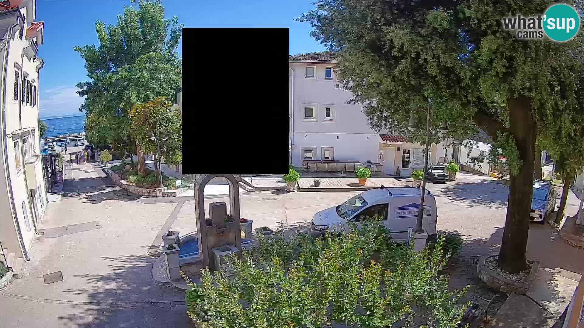 Webcam Mošćenička Draga Zentrum – Liveblick auf das Ortszentrum