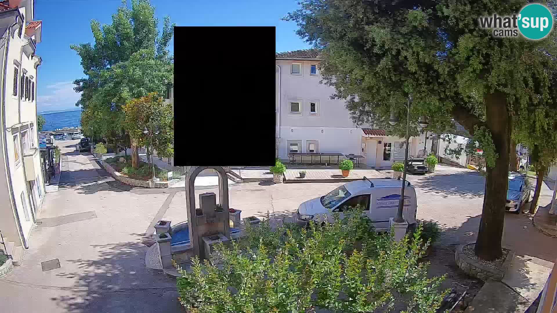 Webcam Mošćenička Draga Zentrum – Liveblick auf das Ortszentrum