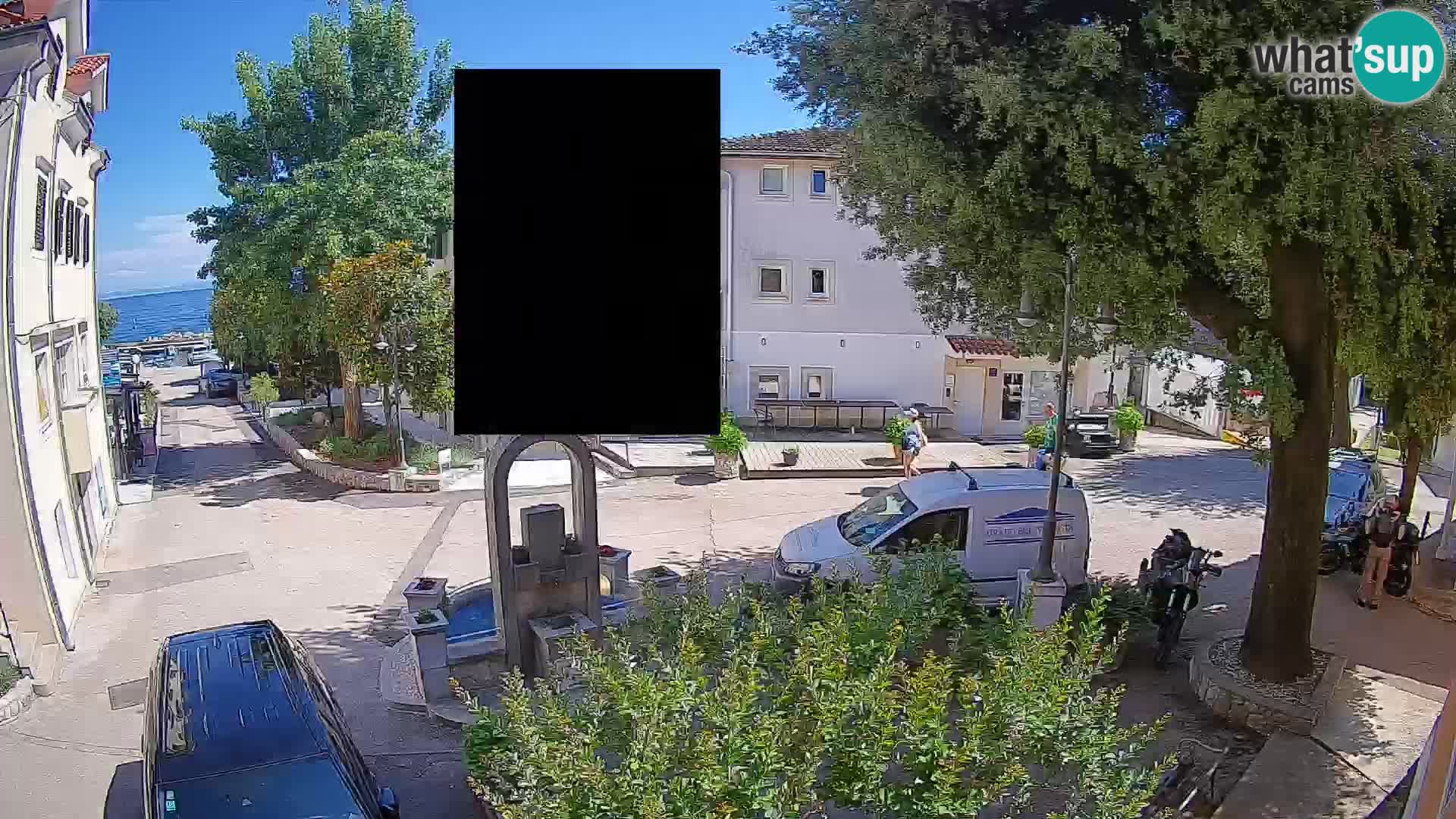 Webcam Centro Draga di Moschiena – Vista live sul centro