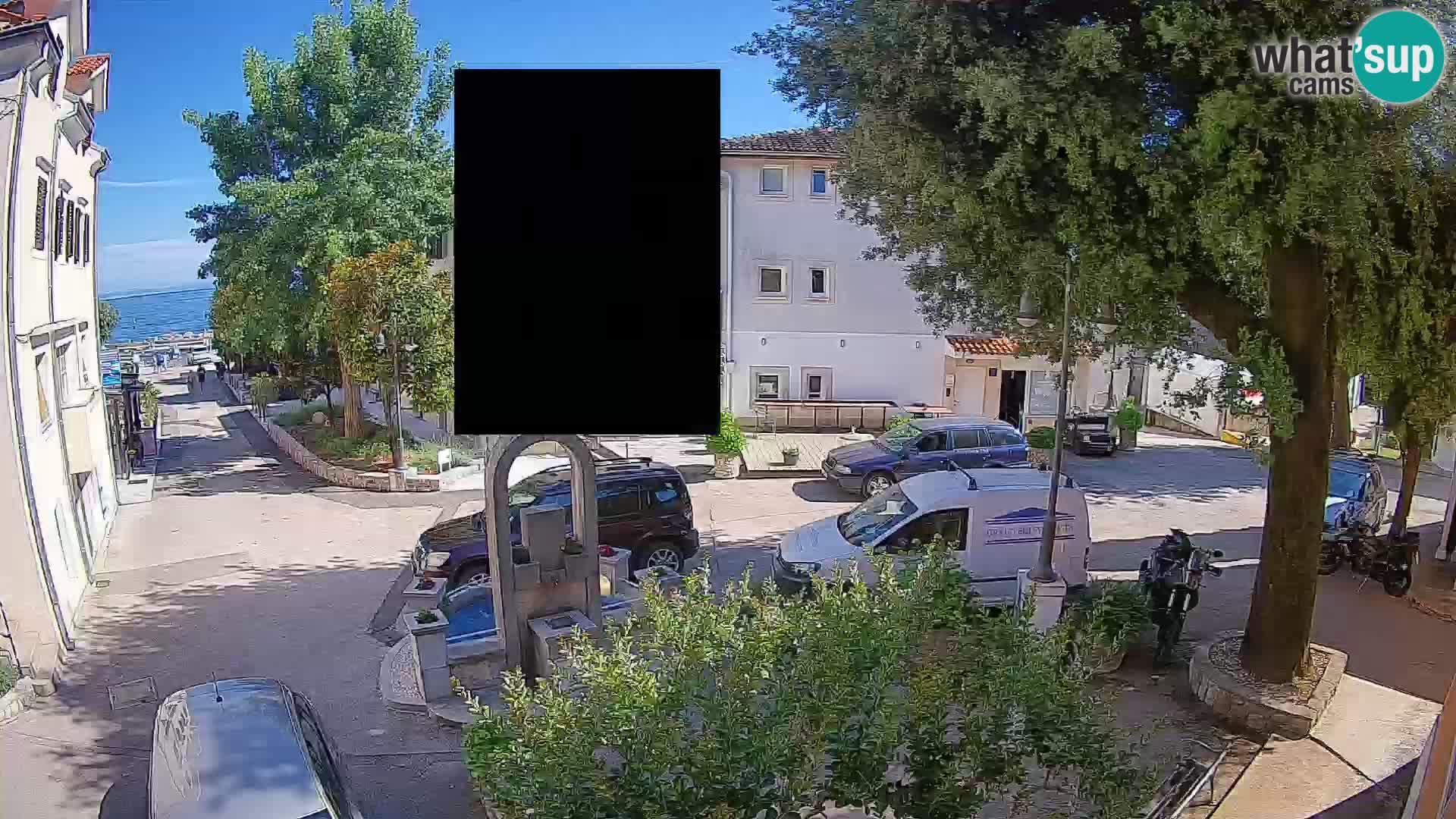 Webcam Centro Draga di Moschiena – Vista live sul centro