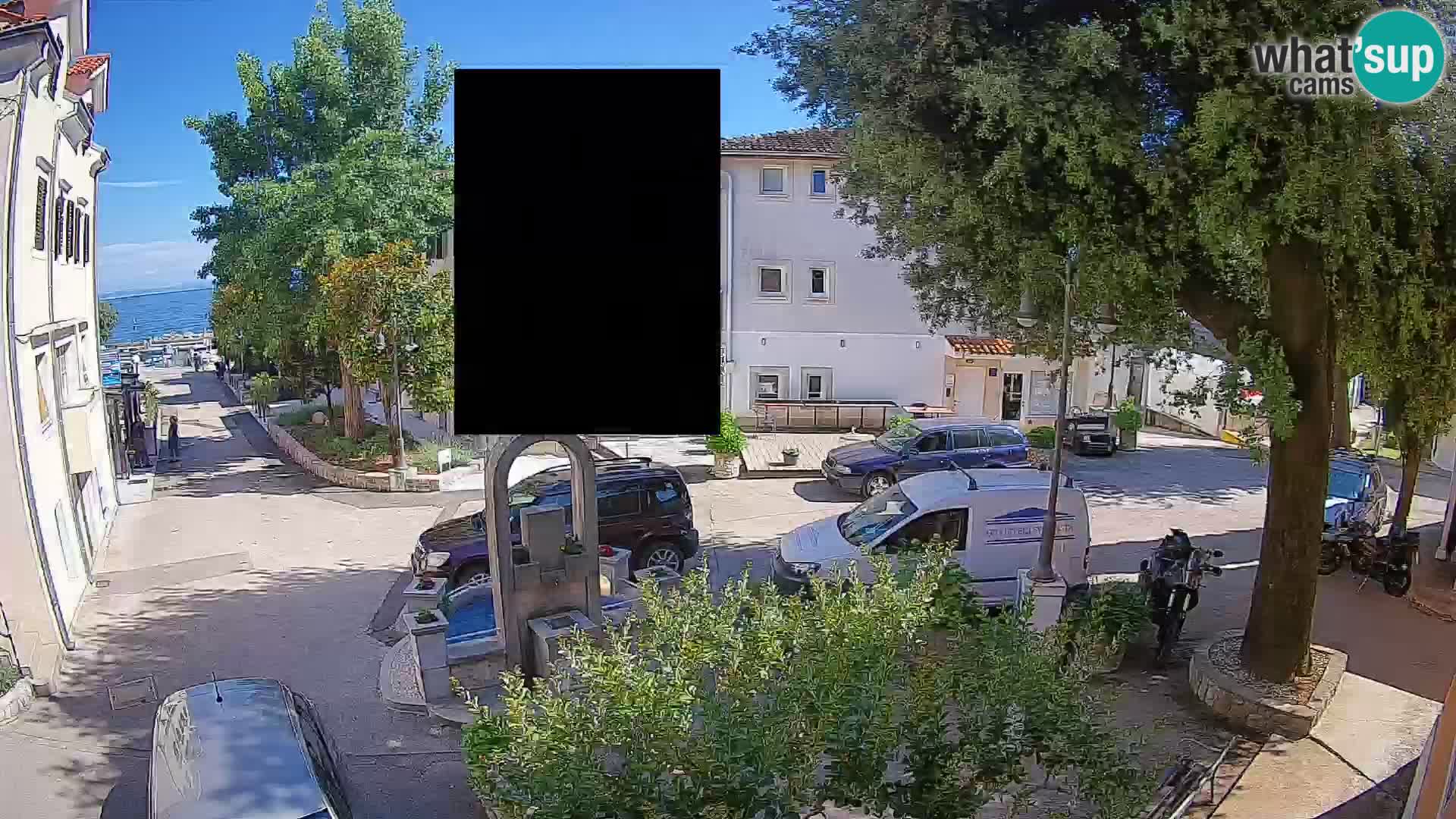 Webcam Mošćenička Draga Center – Live View of the Town Center
