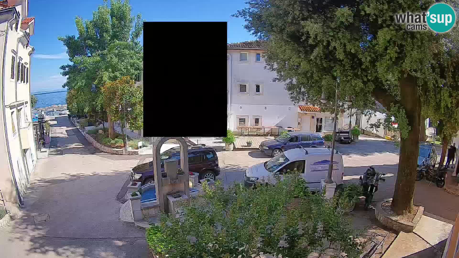 Webcam Mošćenička Draga Center – Live View of the Town Center