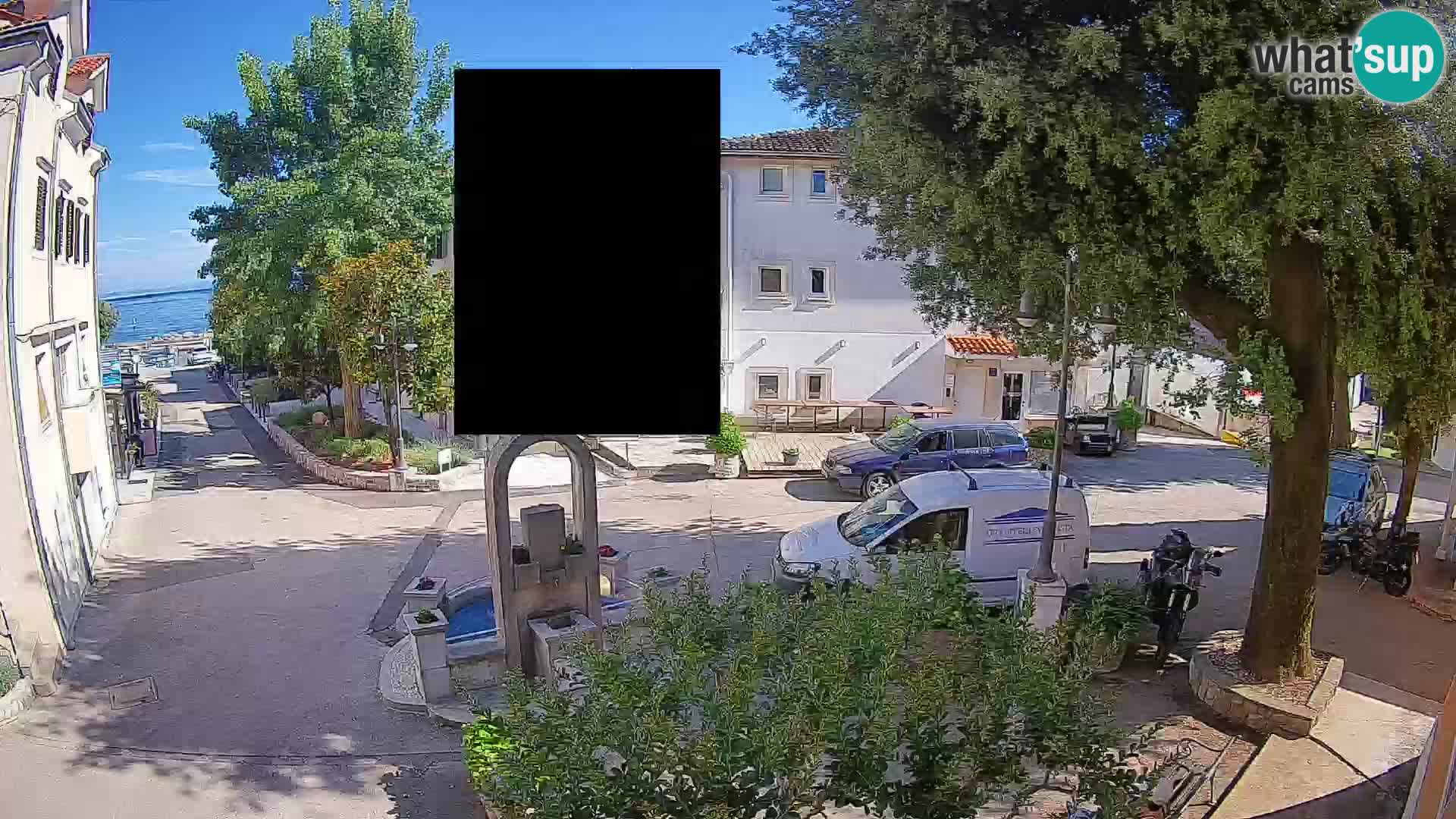 Webcam Mošćenička Draga Zentrum – Liveblick auf das Ortszentrum