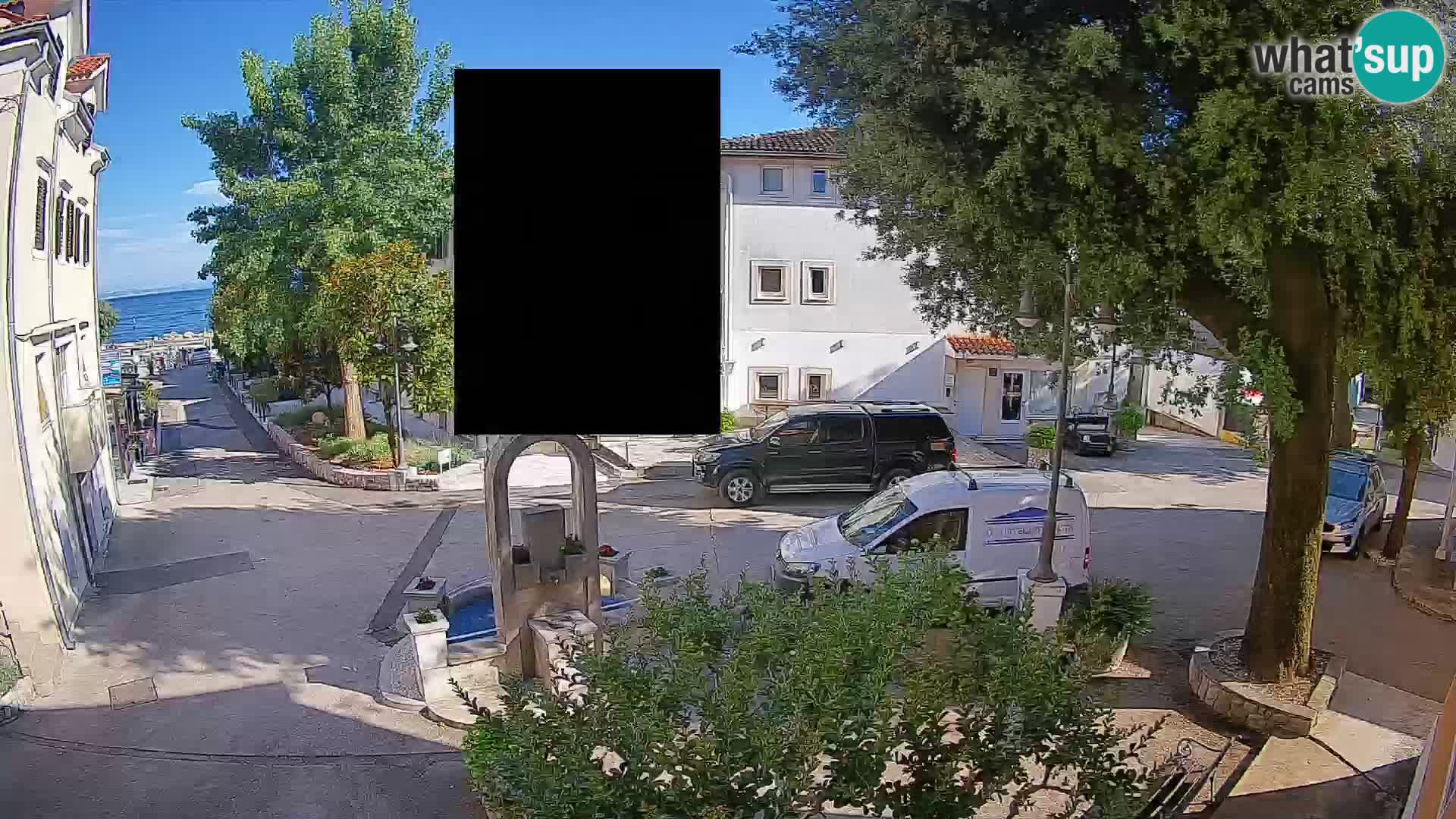 Spletna kamera center Mošćeniška Draga – Pogled v živo