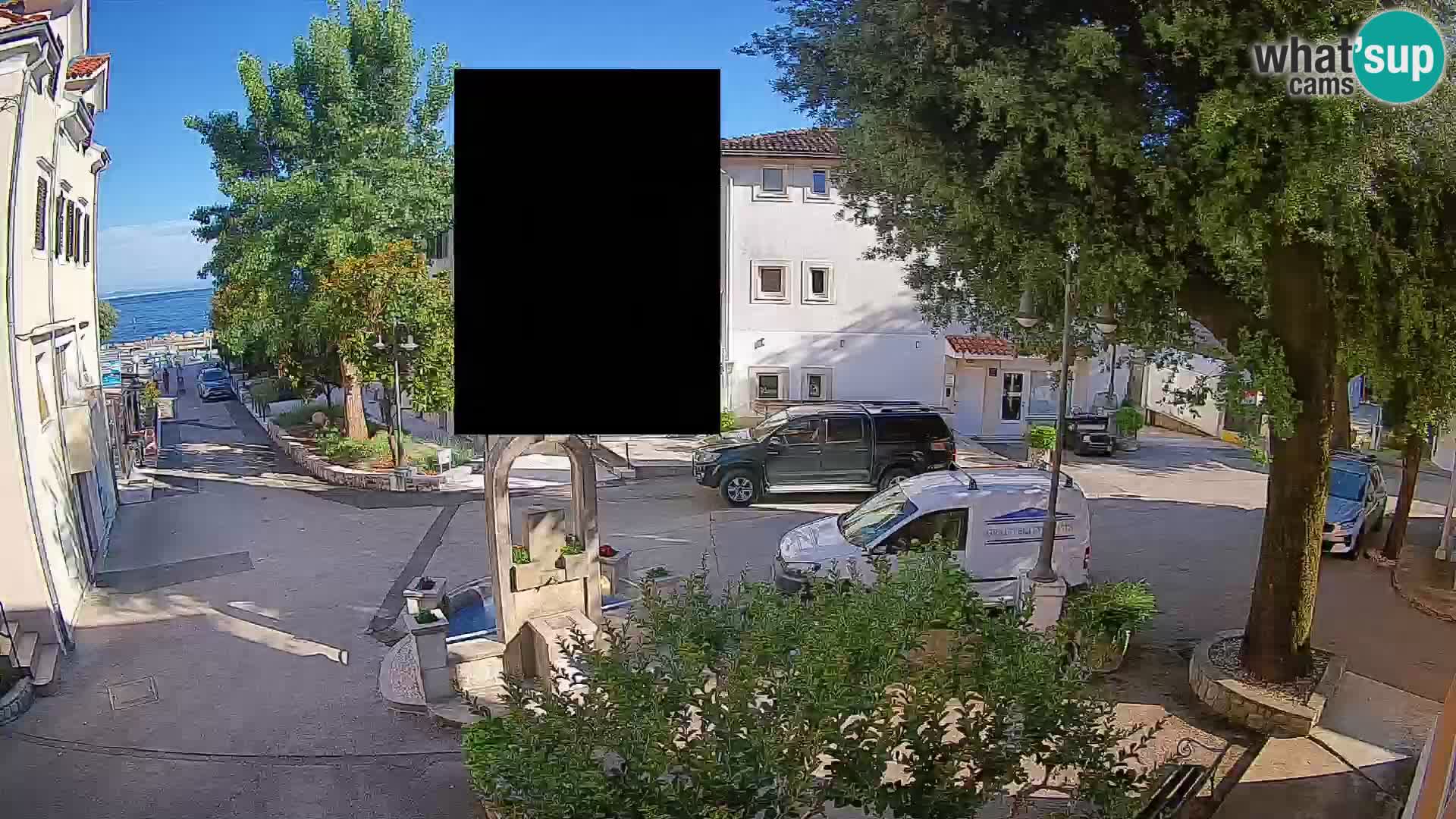 Web kamera centar Mošćeničke Drage – Pogled uživo