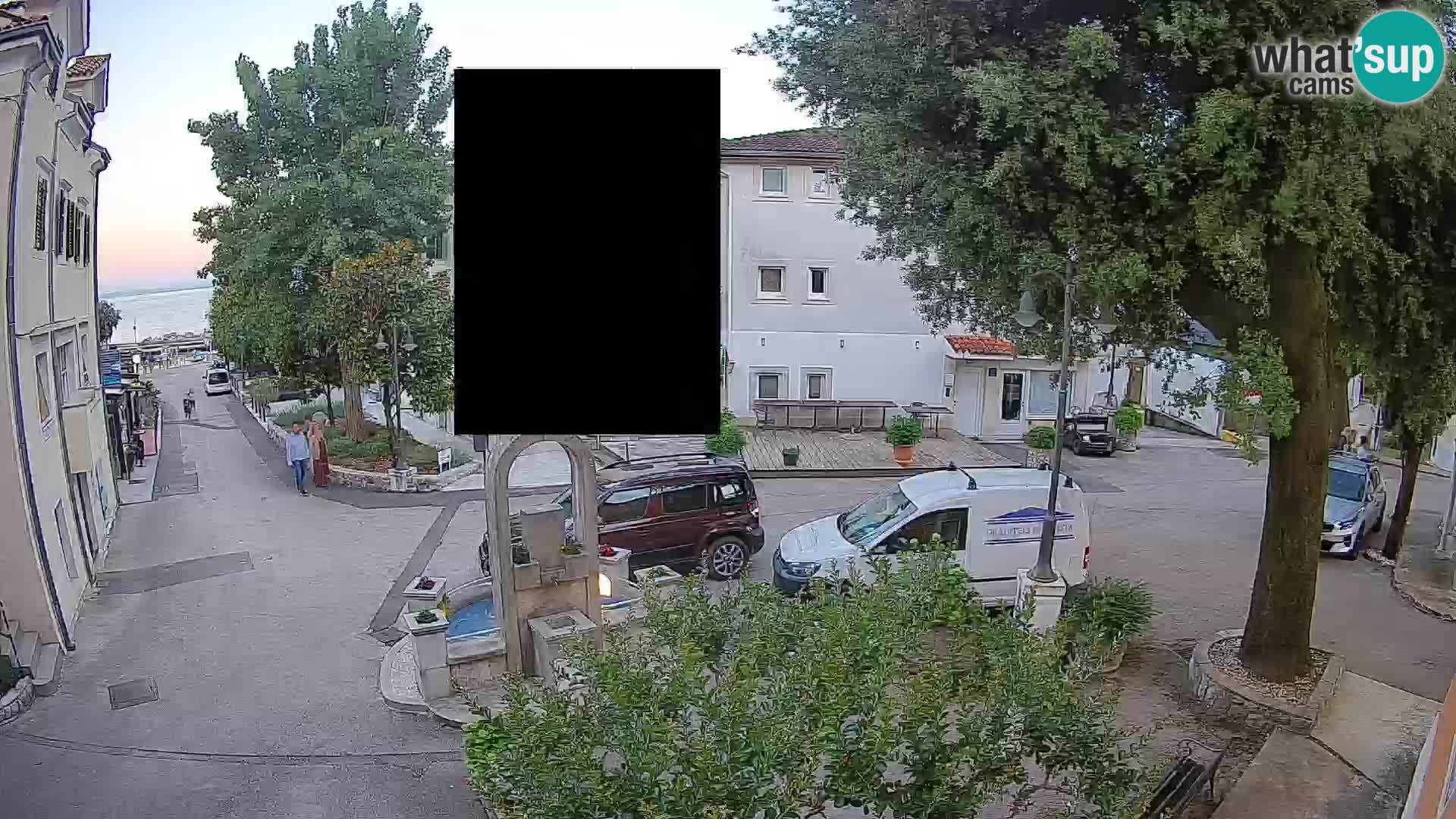Webcam Mošćenička Draga Center – Live View of the Town Center
