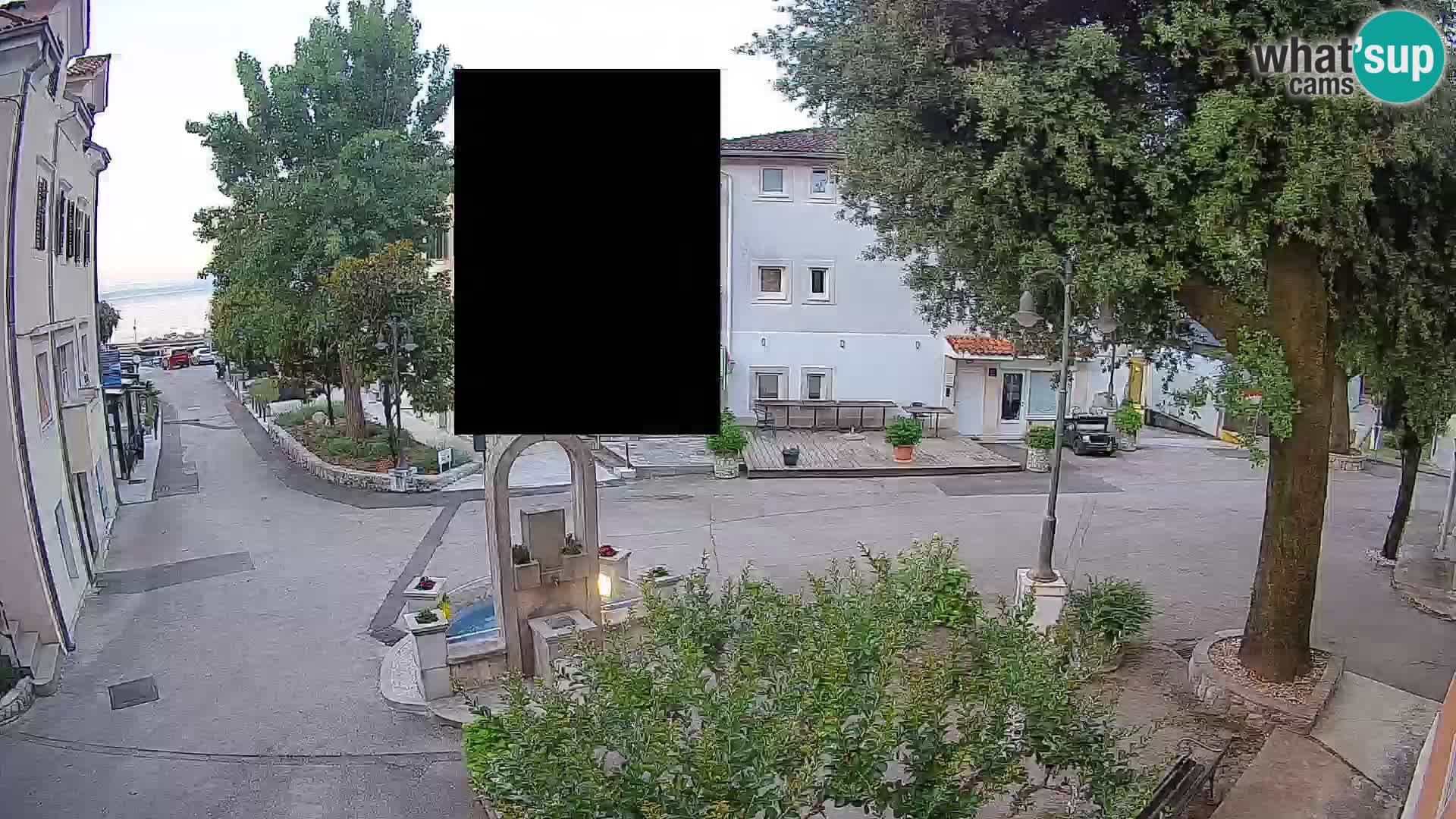 Webcam Centro Draga di Moschiena – Vista live sul centro