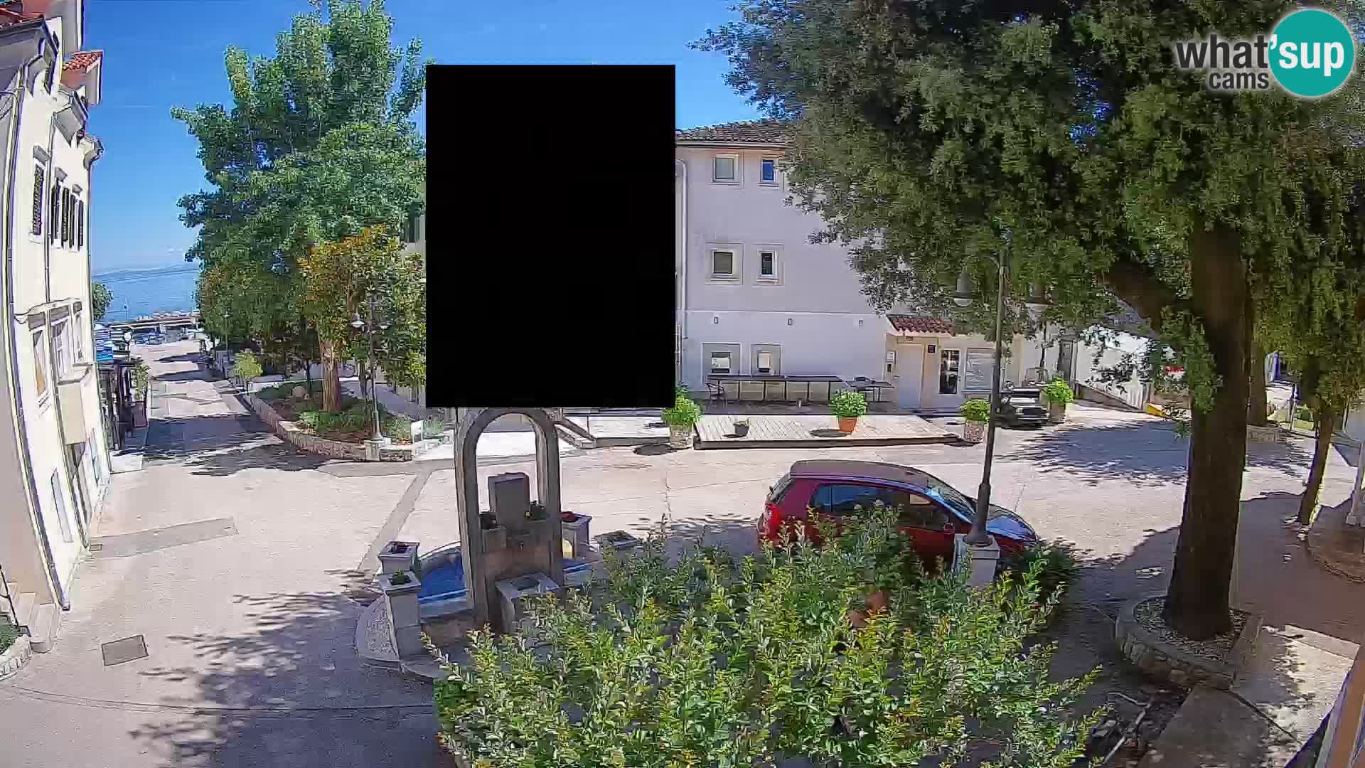 Webcam Mošćenička Draga Center – Live View of the Town Center
