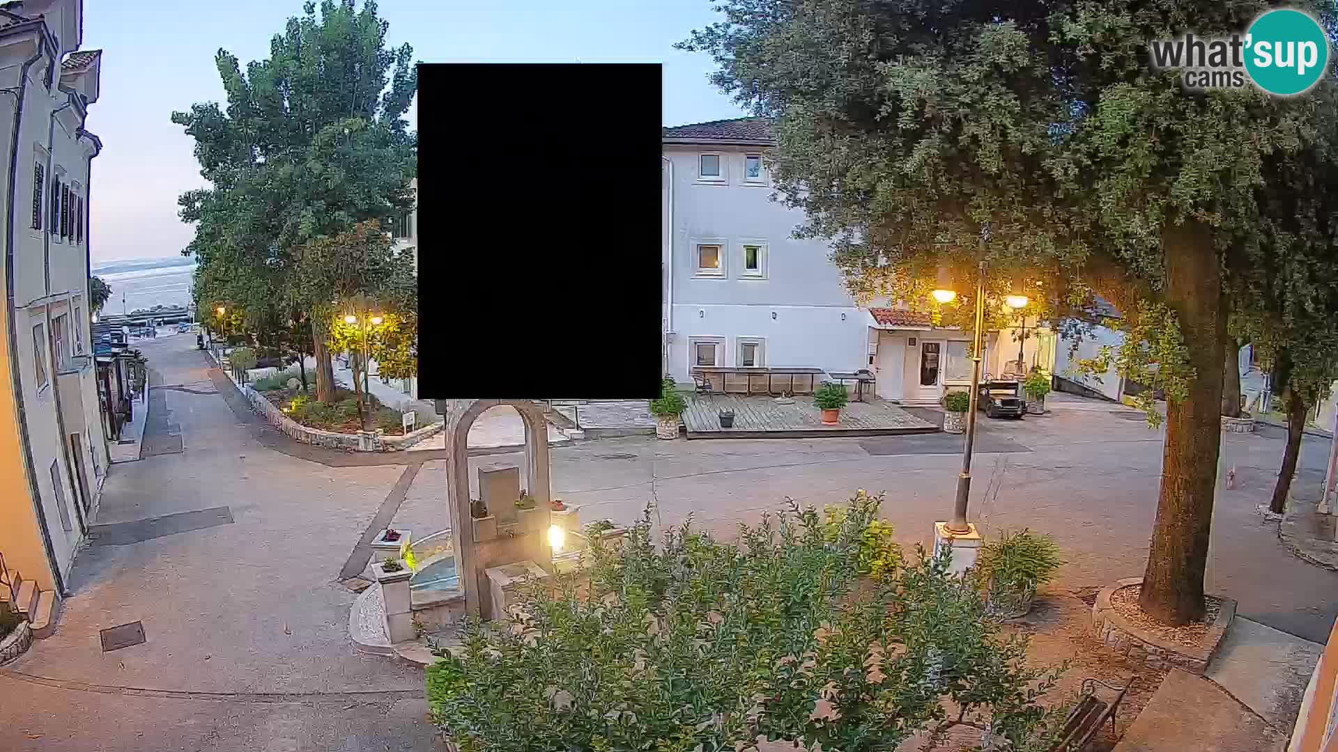 Webcam centre de Mošćenička Draga – Vue en direct du centre-ville
