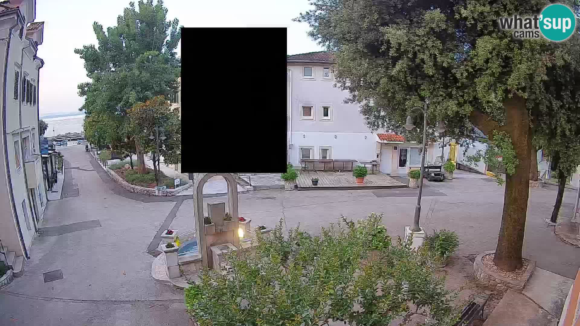 Webcam Centro Draga di Moschiena – Vista live sul centro