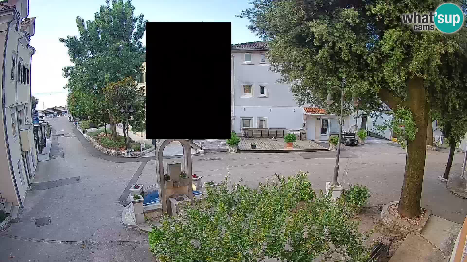 Webcam Centro Draga di Moschiena – Vista live sul centro