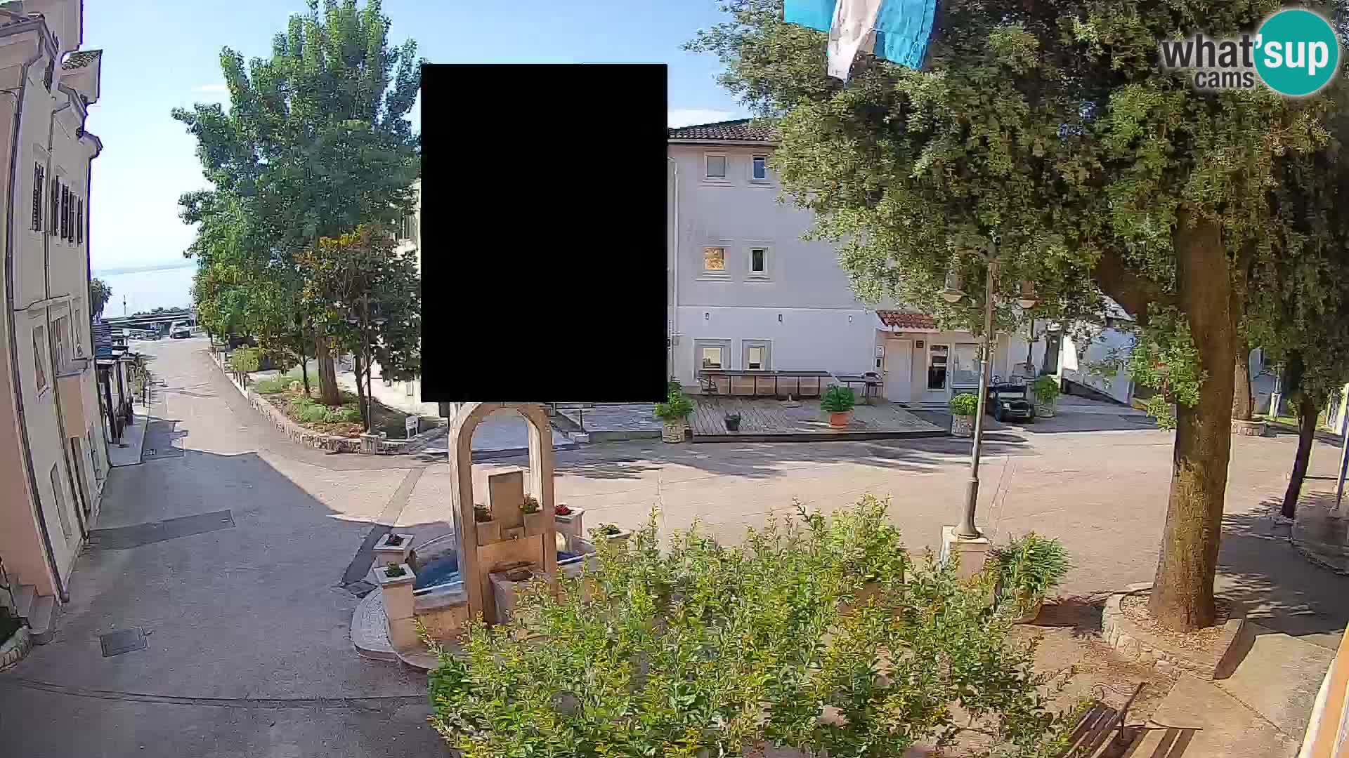 Webcam Mošćenička Draga Center – Live View of the Town Center