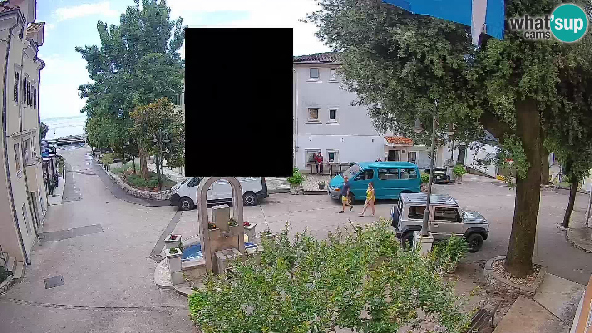 Webcam Centro Draga di Moschiena – Vista live sul centro
