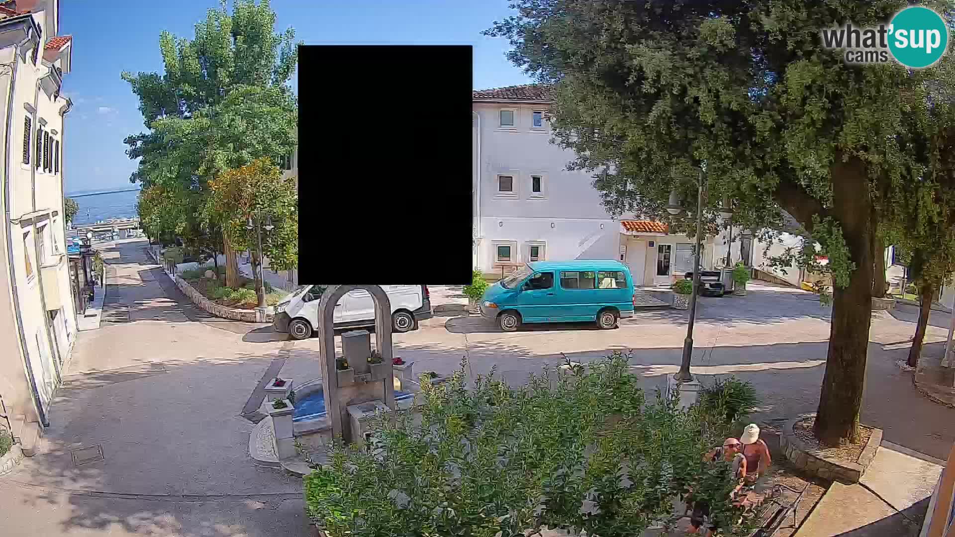 Webcam Mošćenička Draga Center – Live View of the Town Center