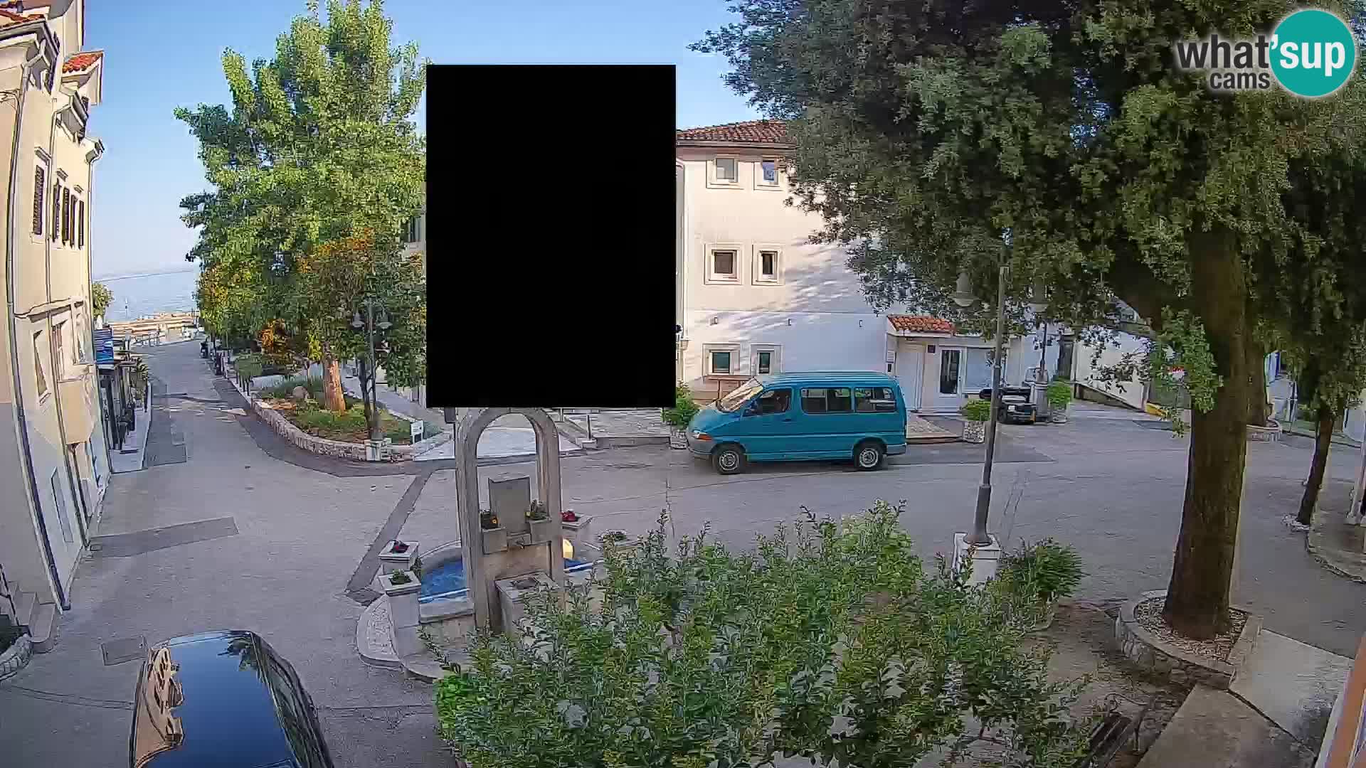 Webcam Centre de Mošćenička Draga – Vue en direct du centre-ville