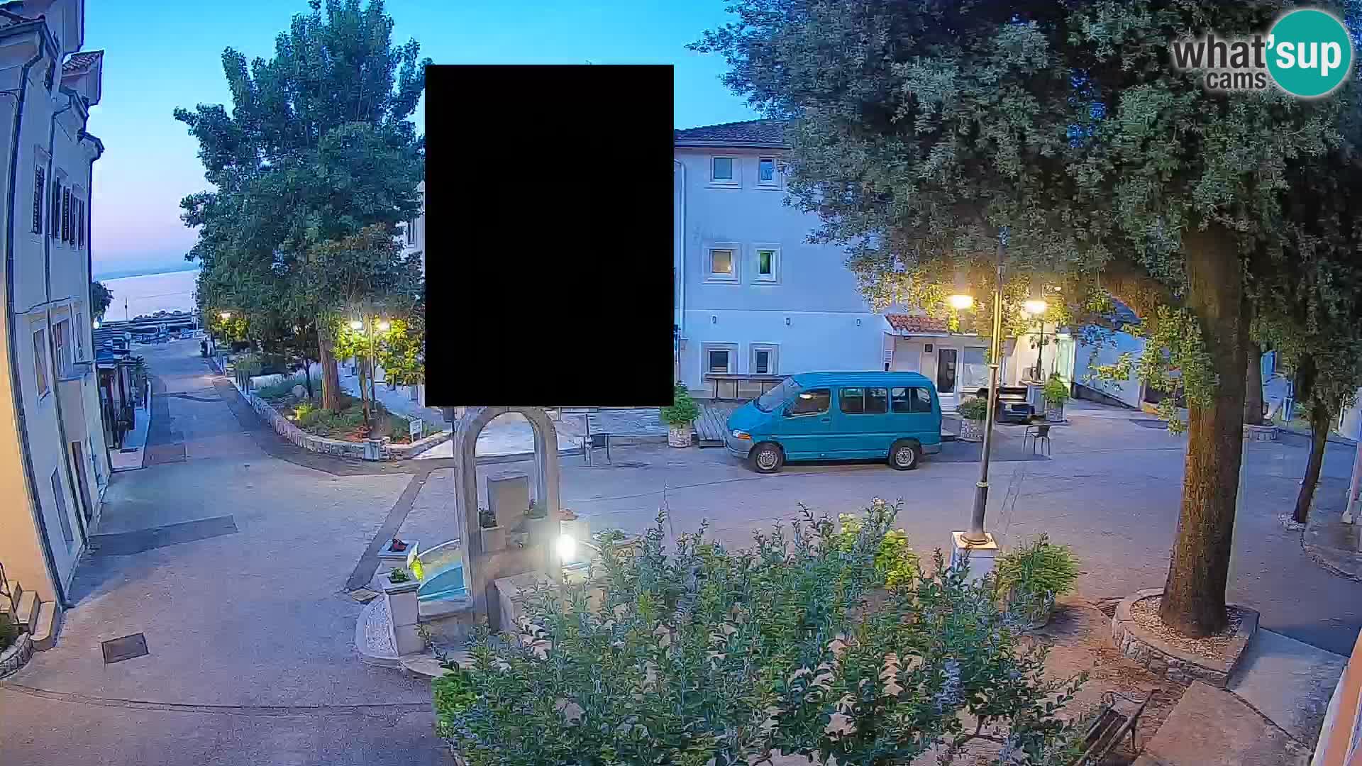 Webcam Centre de Mošćenička Draga – Vue en direct du centre-ville