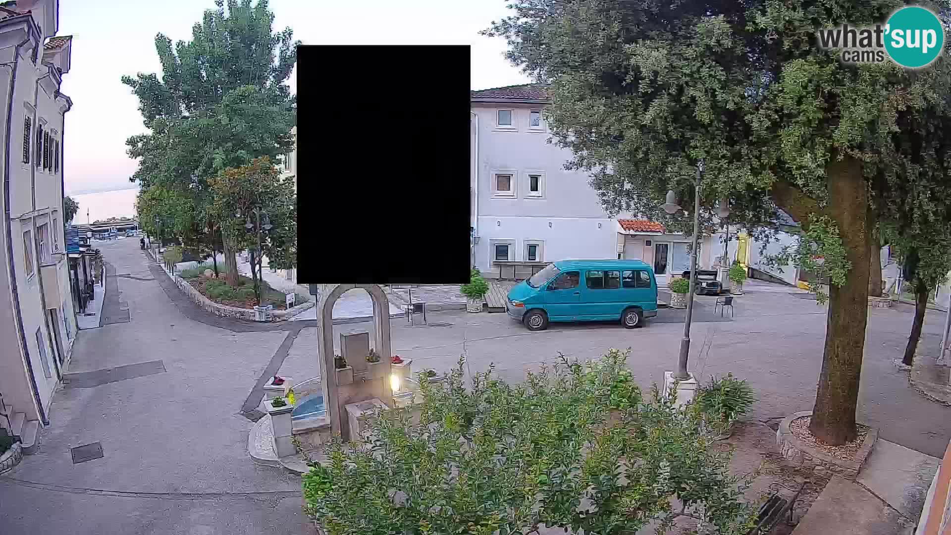 Webcam Mošćenička Draga Zentrum – Liveblick auf das Ortszentrum