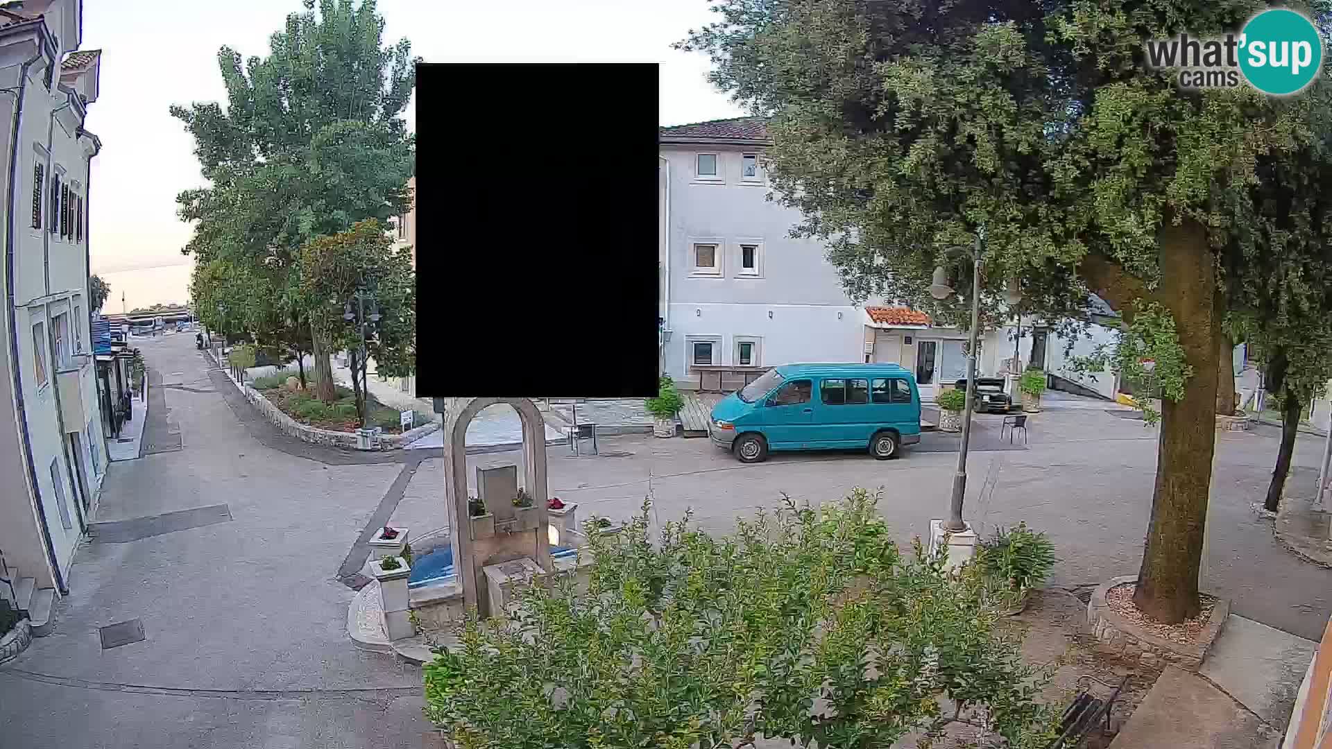 Webcam Mošćenička Draga Center – Live View of the Town Center