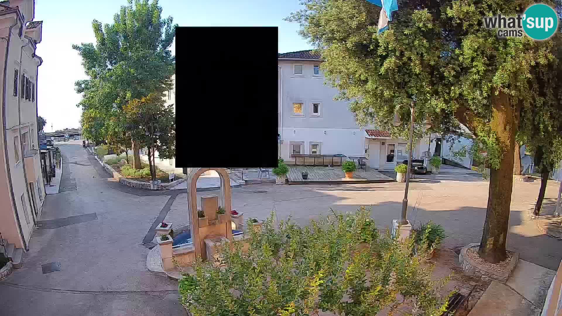 Webcam Centre de Mošćenička Draga – Vue en direct du centre-ville