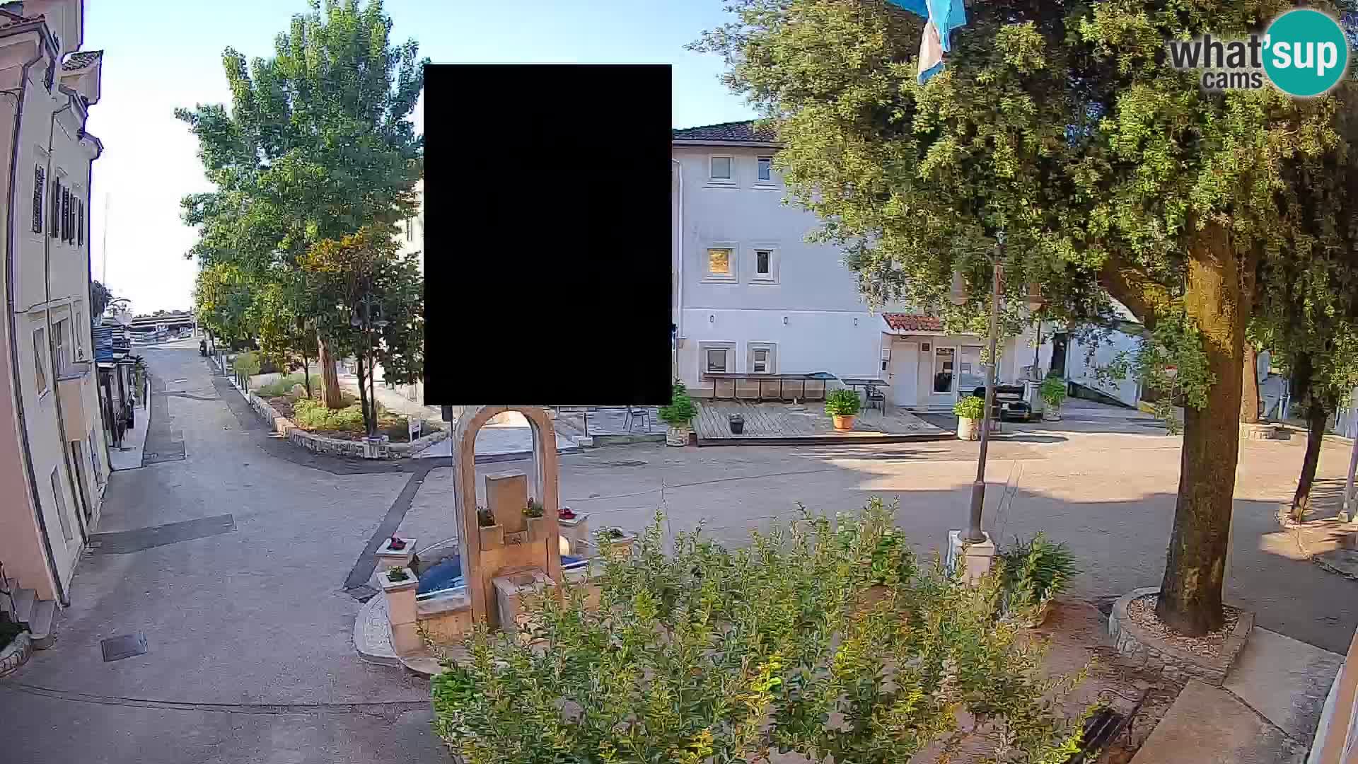 Webcam Mošćenička Draga Center – Live View of the Town Center