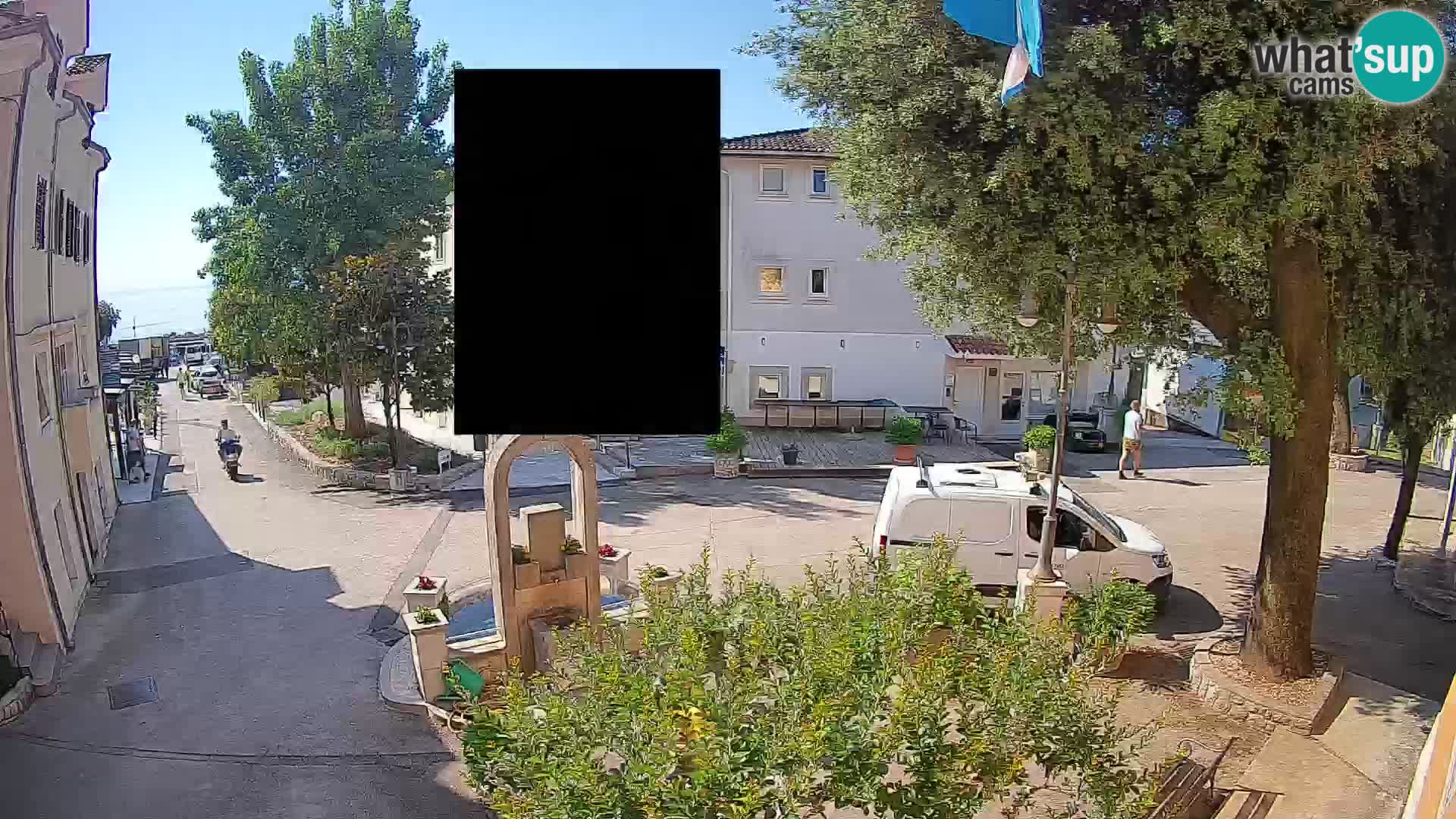 Webcam Centre de Mošćenička Draga – Vue en direct du centre-ville