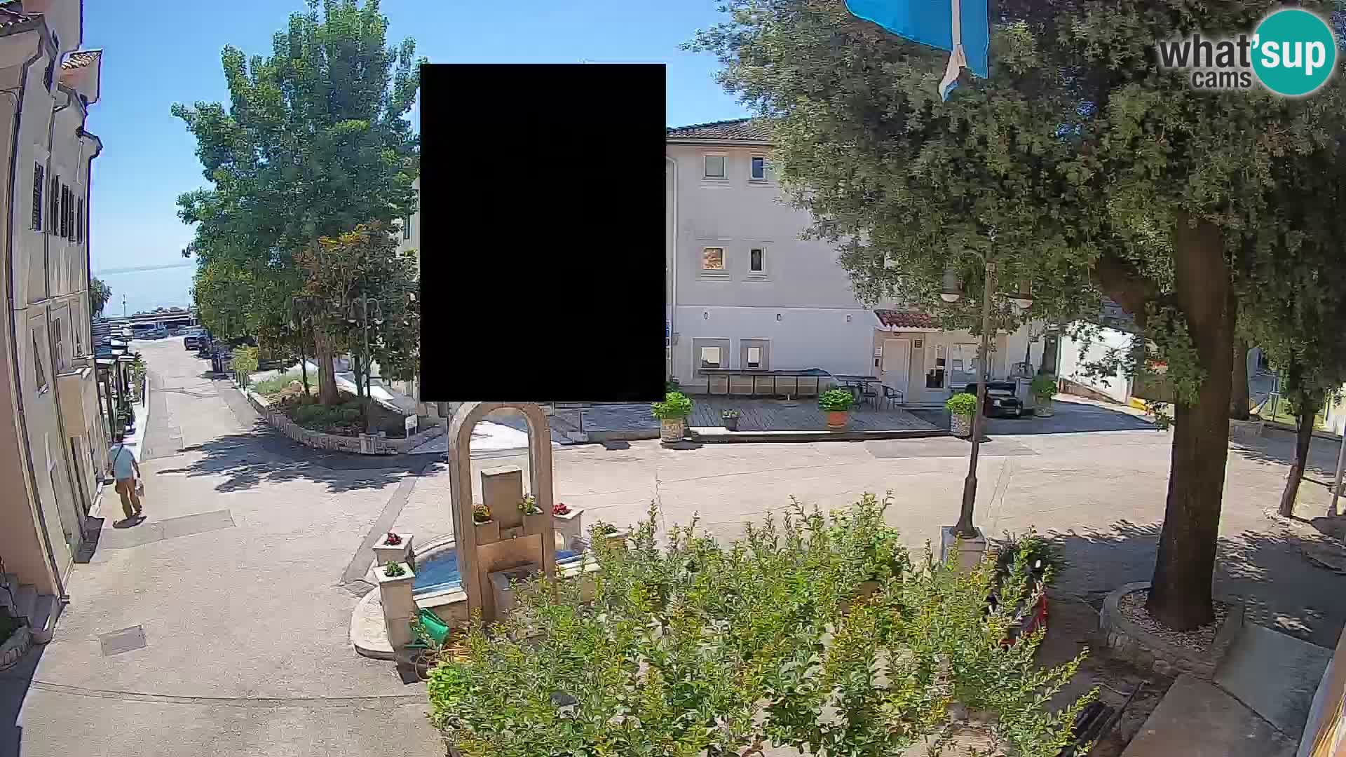 Webcam Centro Draga di Moschiena – Vista live sul centro