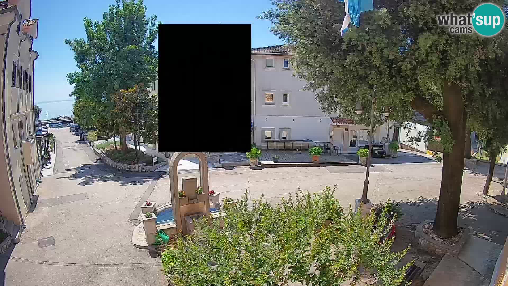 Webcam centre de Mošćenička Draga – Vue en direct du centre-ville