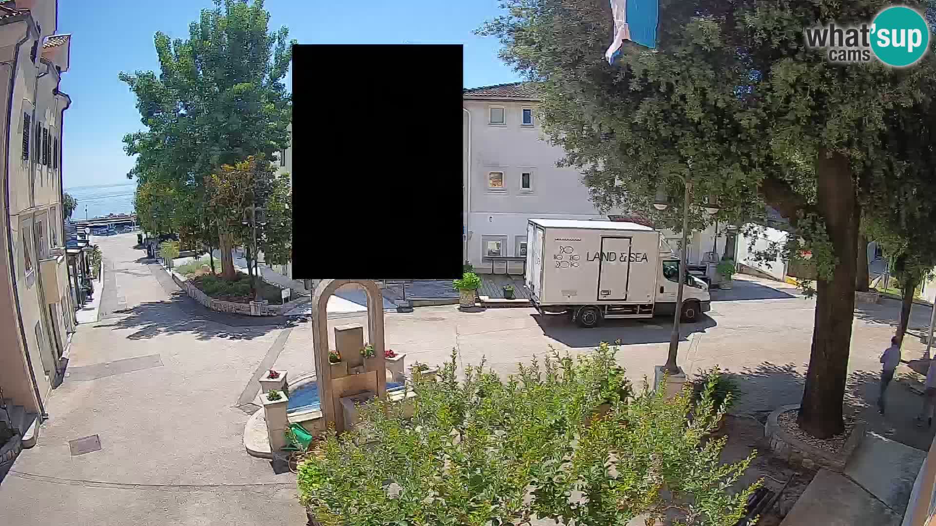 Webcam Mošćenička Draga Center – Live View of the Town Center