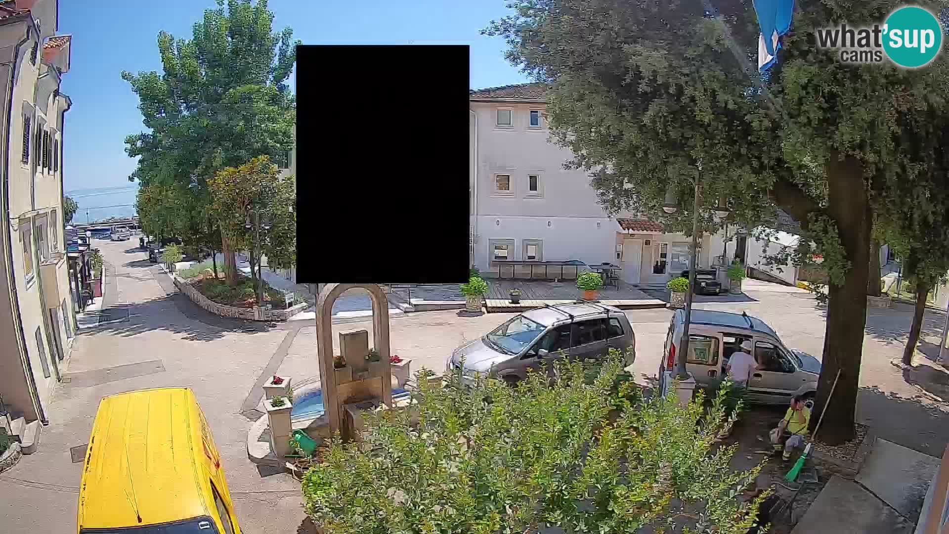 Webcam Mošćenička Draga Center – Live View of the Town Center