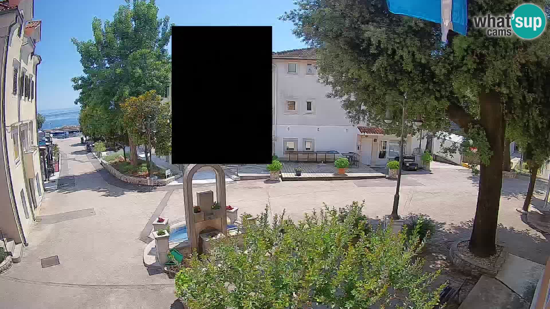 Webcam Mošćenička Draga Center – Live View of the Town Center