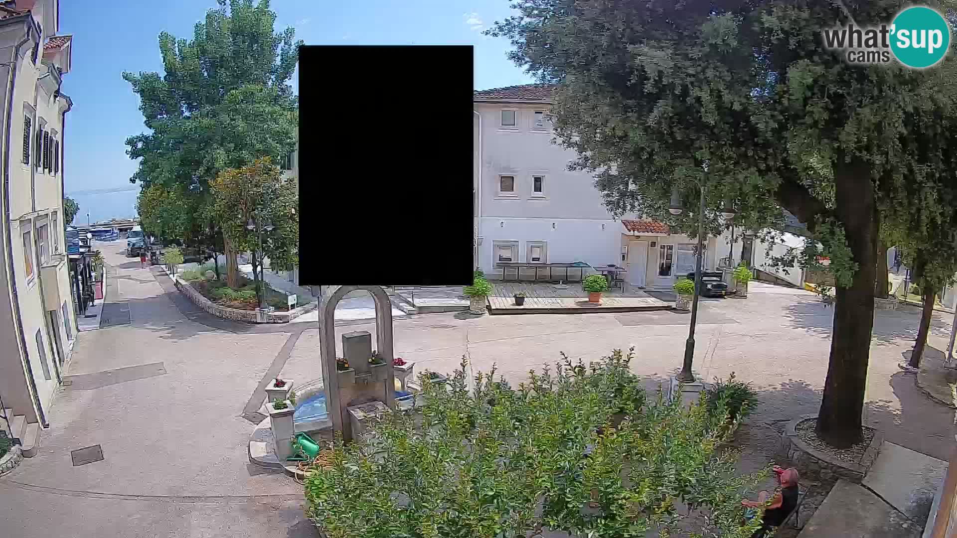 Webcam Mošćenička Draga Center – Live View of the Town Center