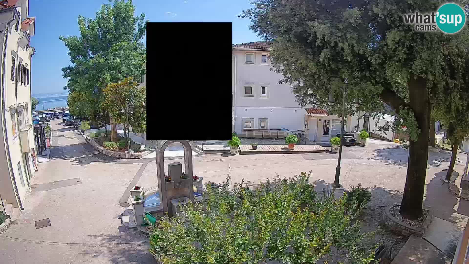 Webcam Centre de Mošćenička Draga – Vue en direct du centre-ville