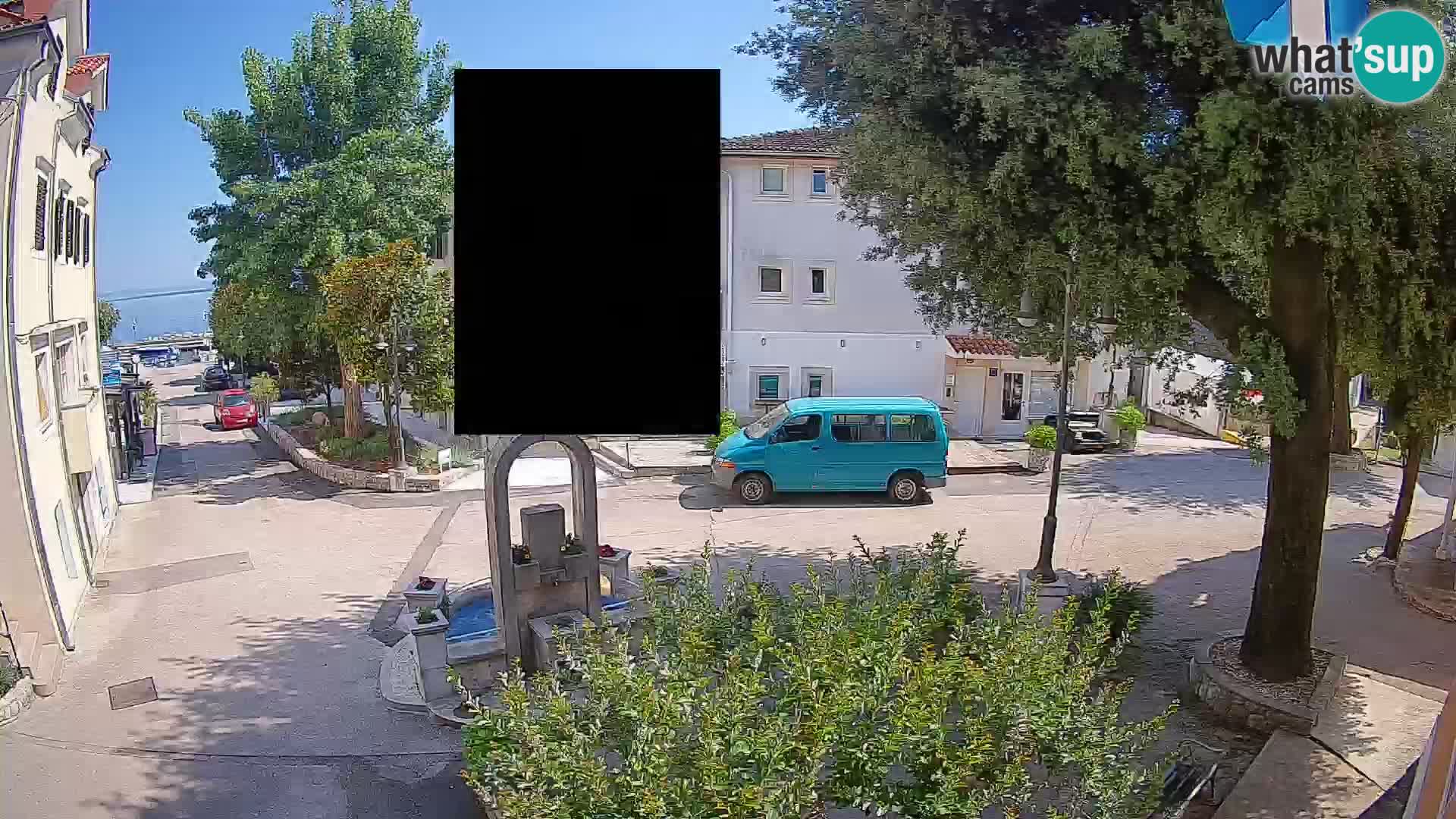 Webcam Mošćenička Draga Center – Live View of the Town Center