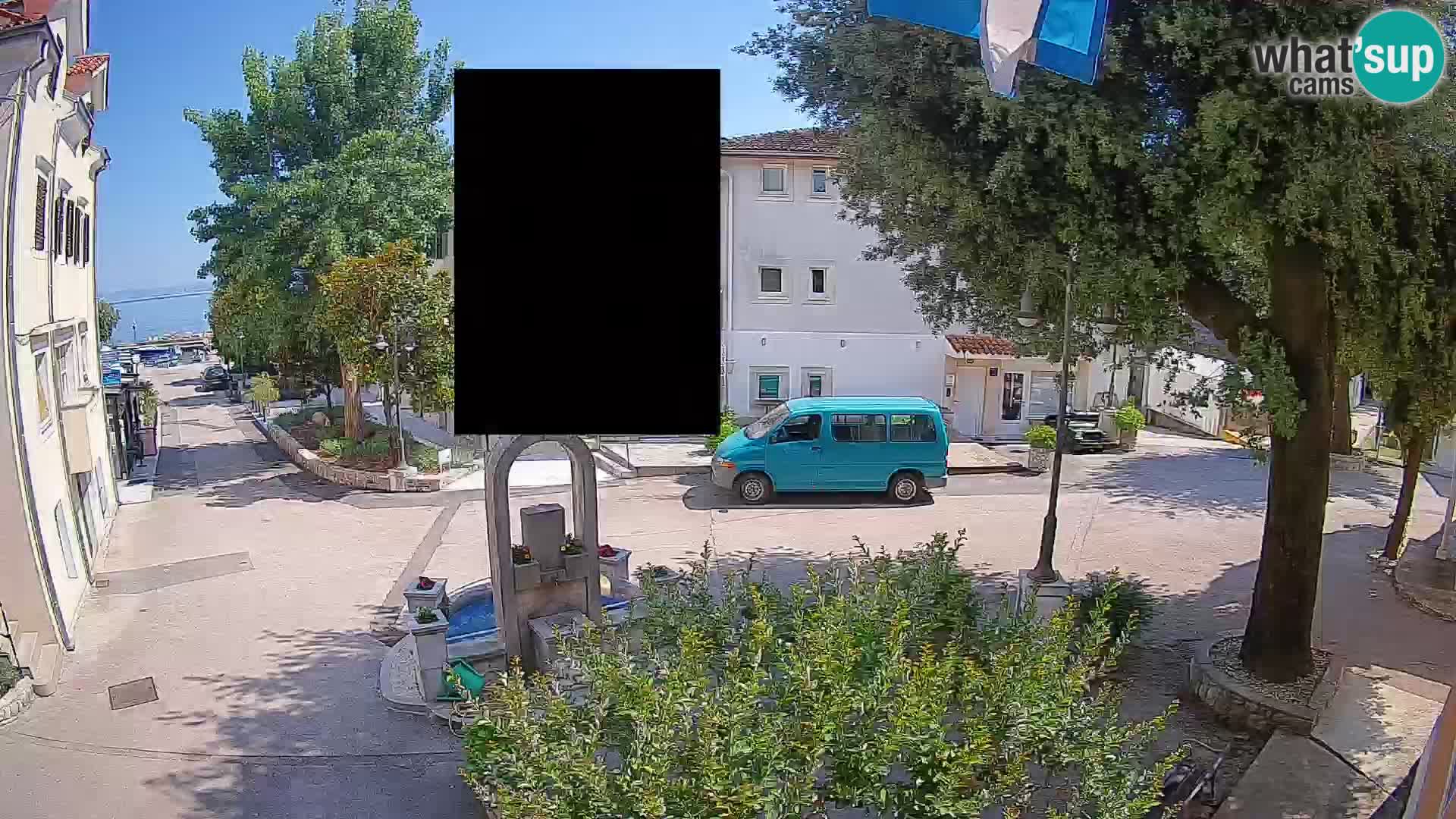 Webcam Centro Draga di Moschiena – Vista live sul centro