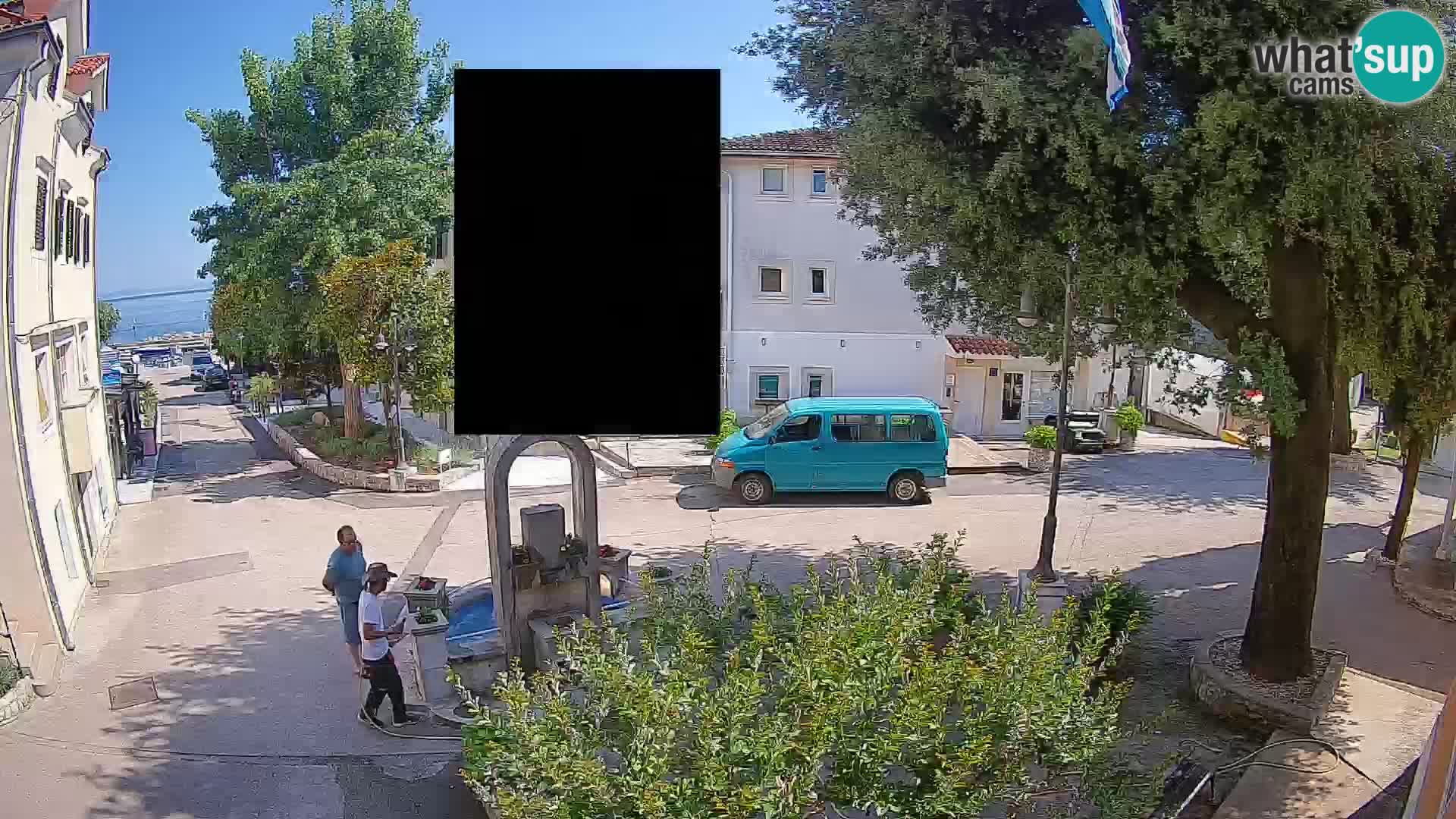 Webcam Centre de Mošćenička Draga – Vue en direct du centre-ville