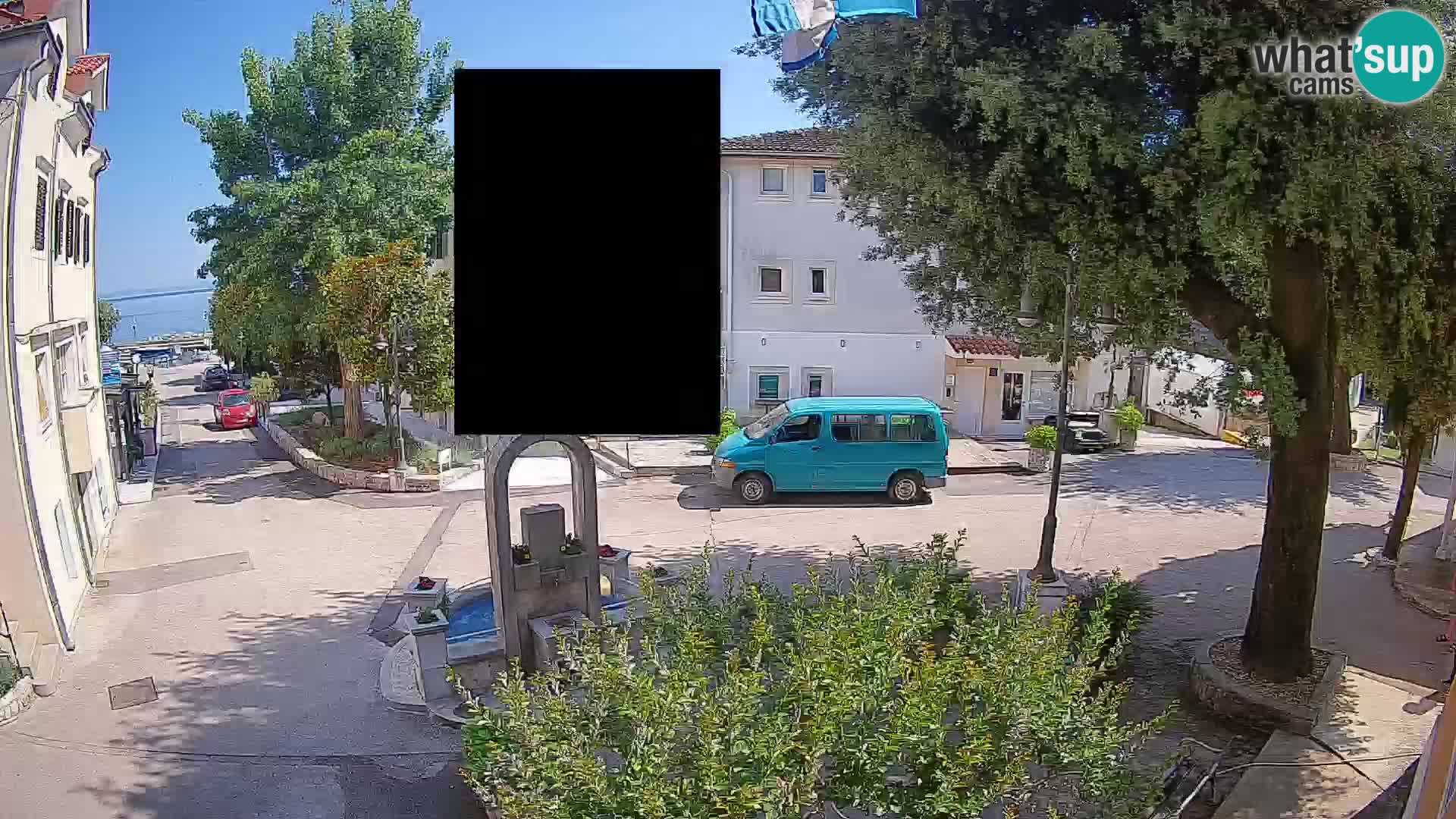 Webcam Centre de Mošćenička Draga – Vue en direct du centre-ville