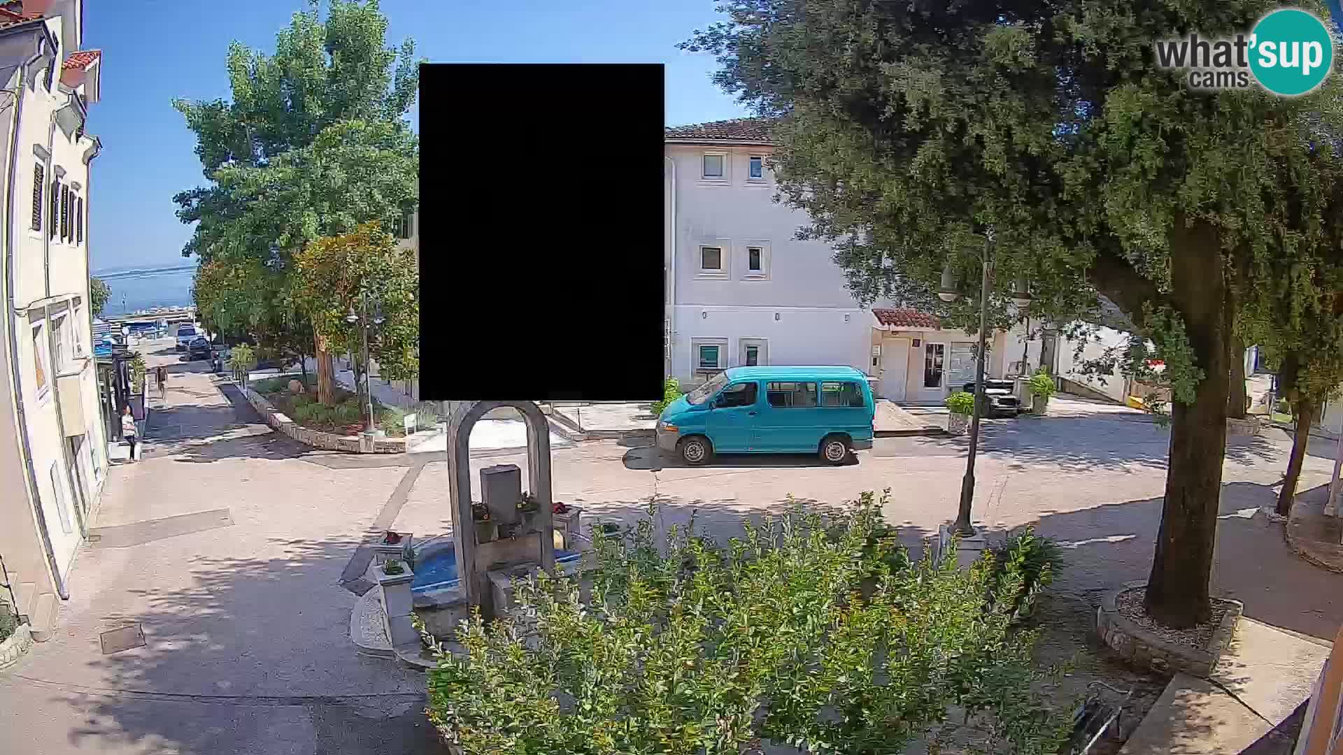 Webcam Centre de Mošćenička Draga – Vue en direct du centre-ville