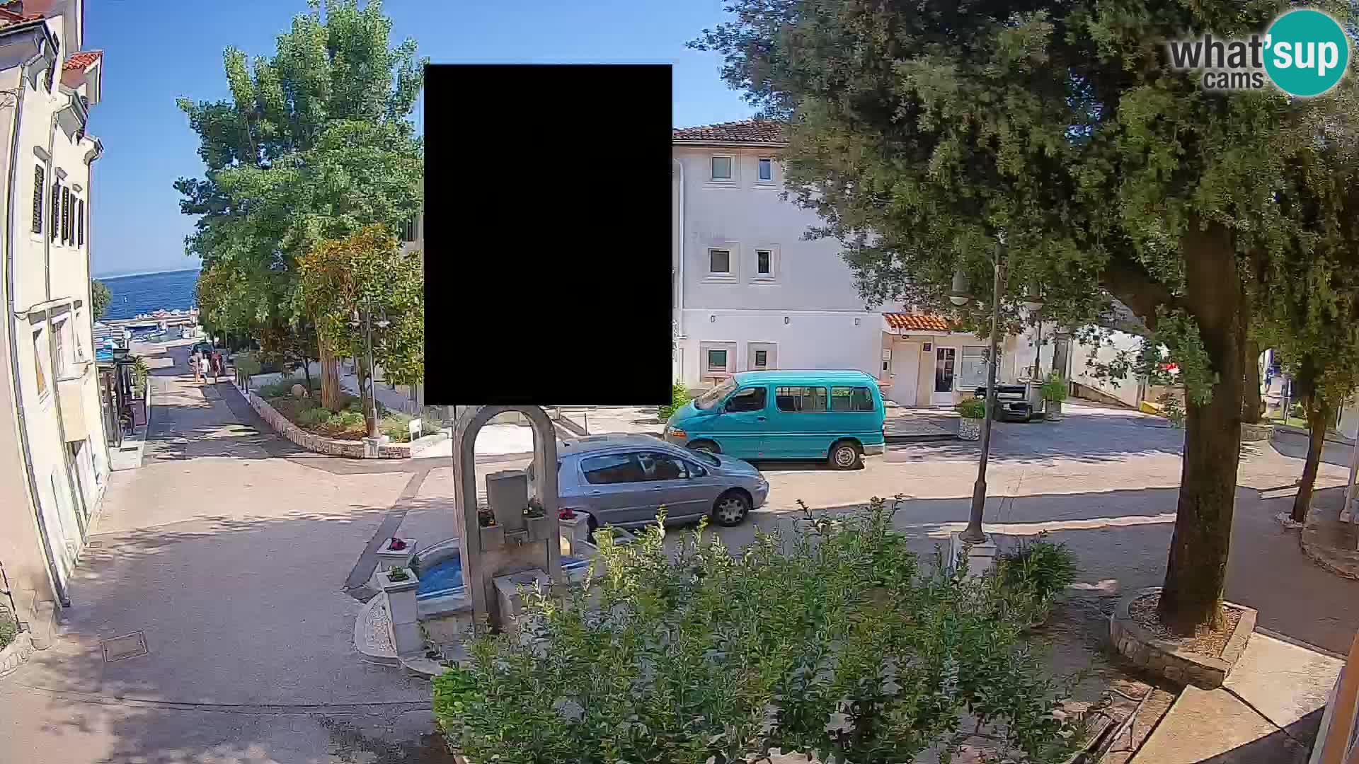 Webcam Centro Draga di Moschiena – Vista live sul centro