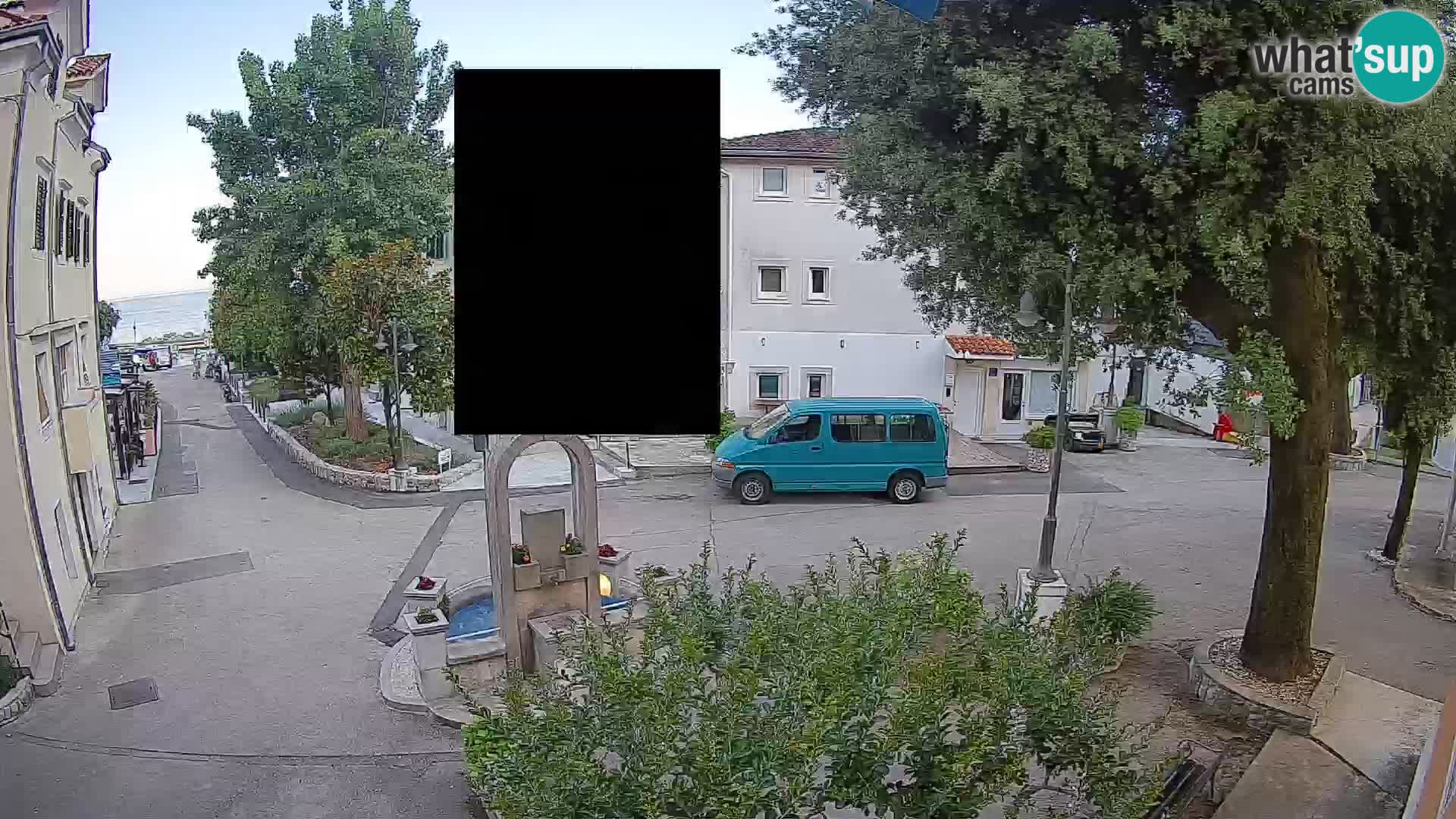 Spletna kamera center Mošćeniška Draga – Pogled v živo