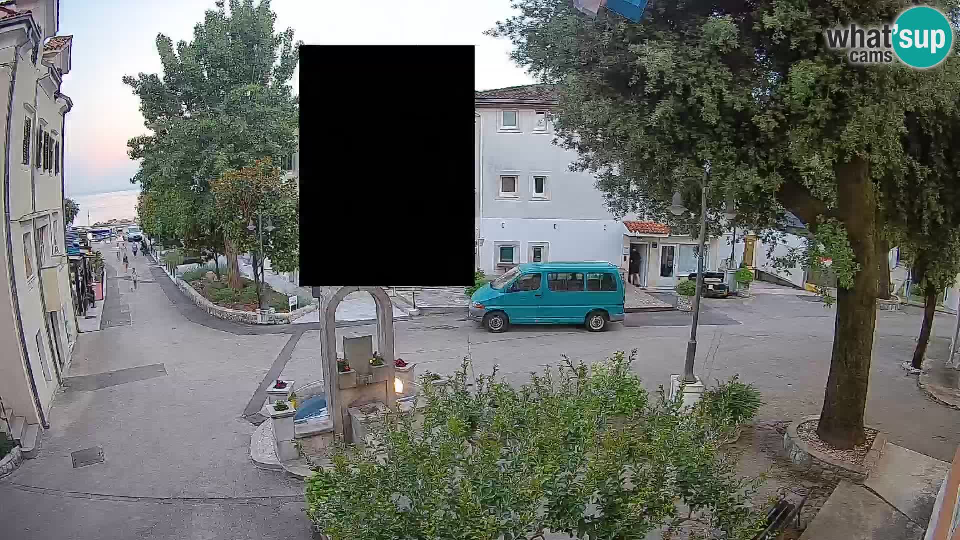 Webcam Centro Draga di Moschiena – Vista live sul centro
