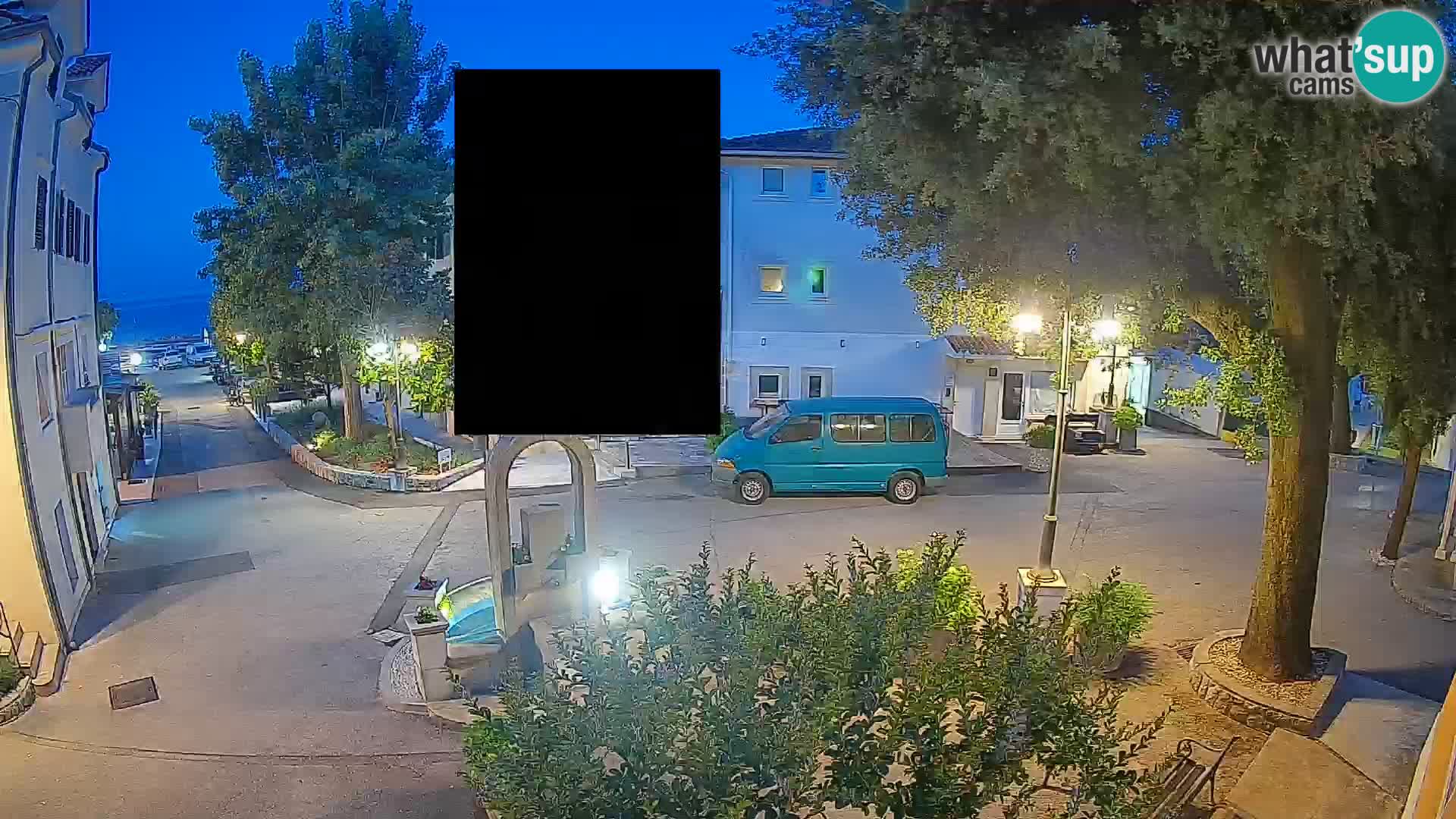 Webcam Mošćenička Draga Center – Live View of the Town Center