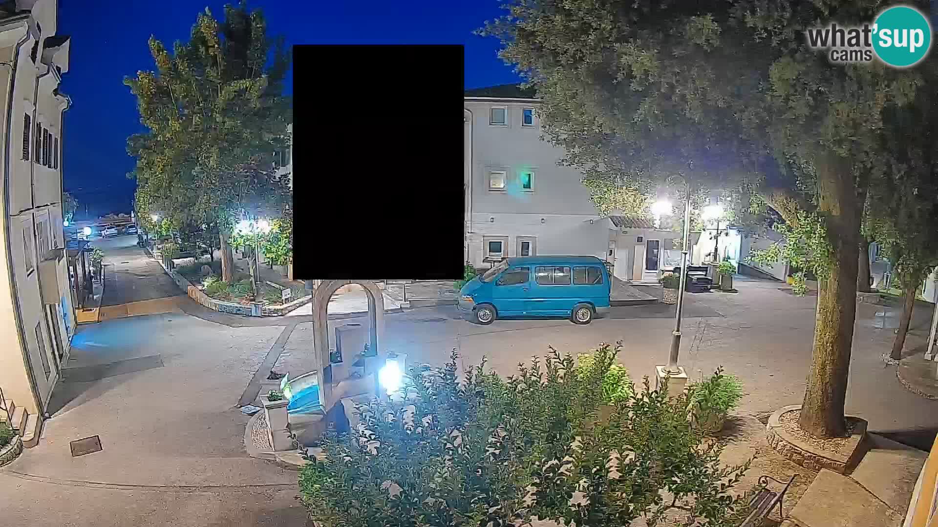 Webcam Mošćenička Draga Center – Live View of the Town Center