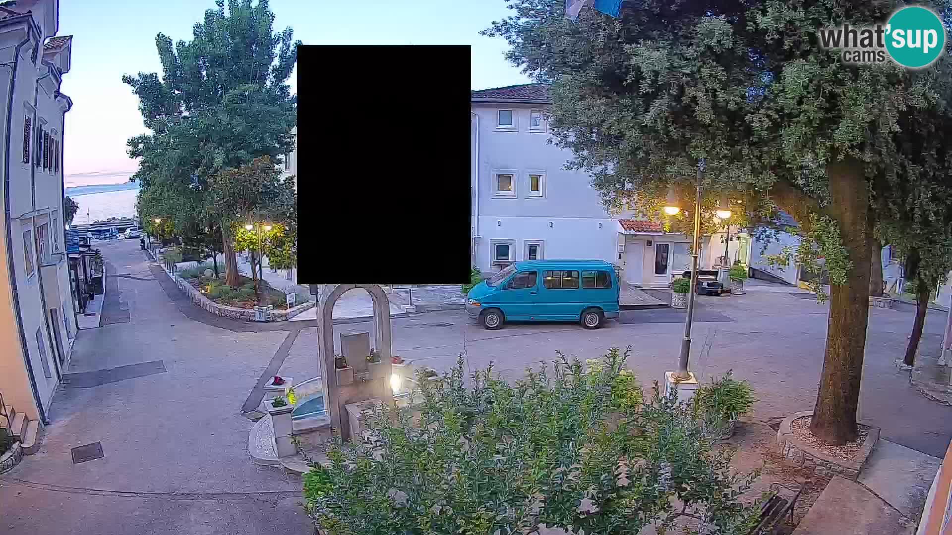 Webcam Mošćenička Draga Center – Live View of the Town Center